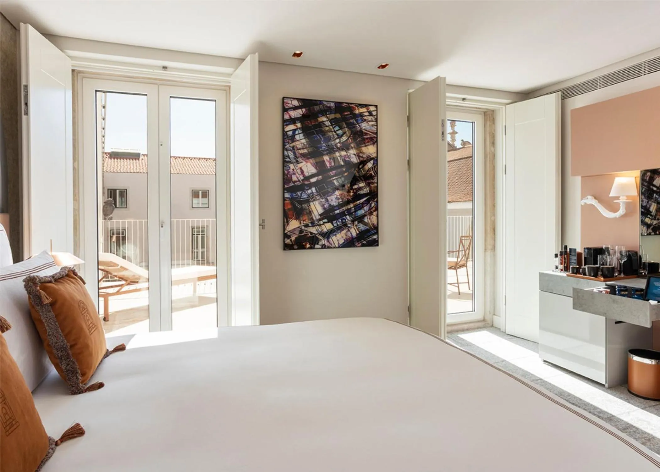Photo of the whole room, Bed in Convent Square Lisbon, Vignette Collection by IHG