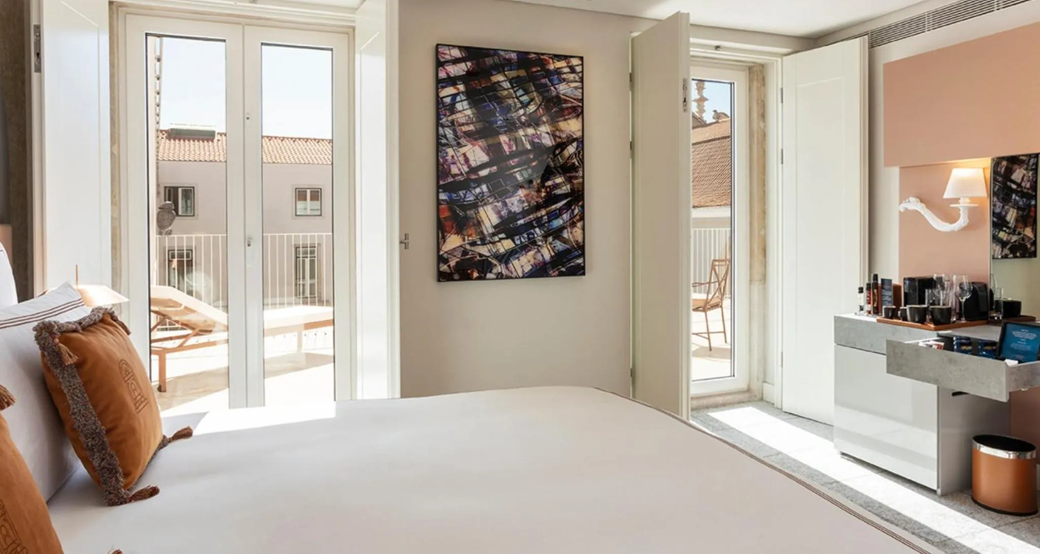 Photo of the whole room, Bed in Convent Square Lisbon, Vignette Collection by IHG