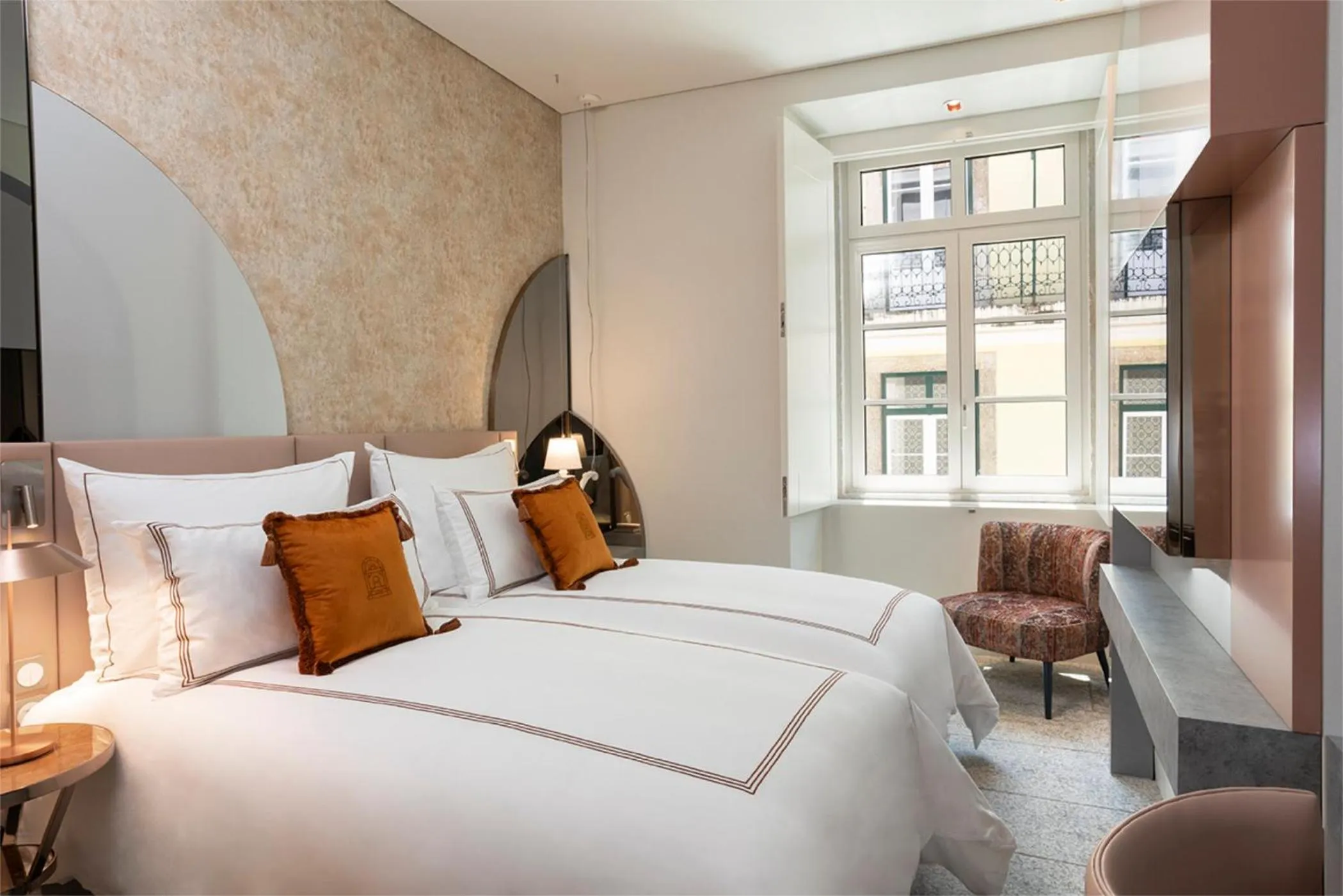 Photo of the whole room, Bed in Convent Square Lisbon, Vignette Collection by IHG