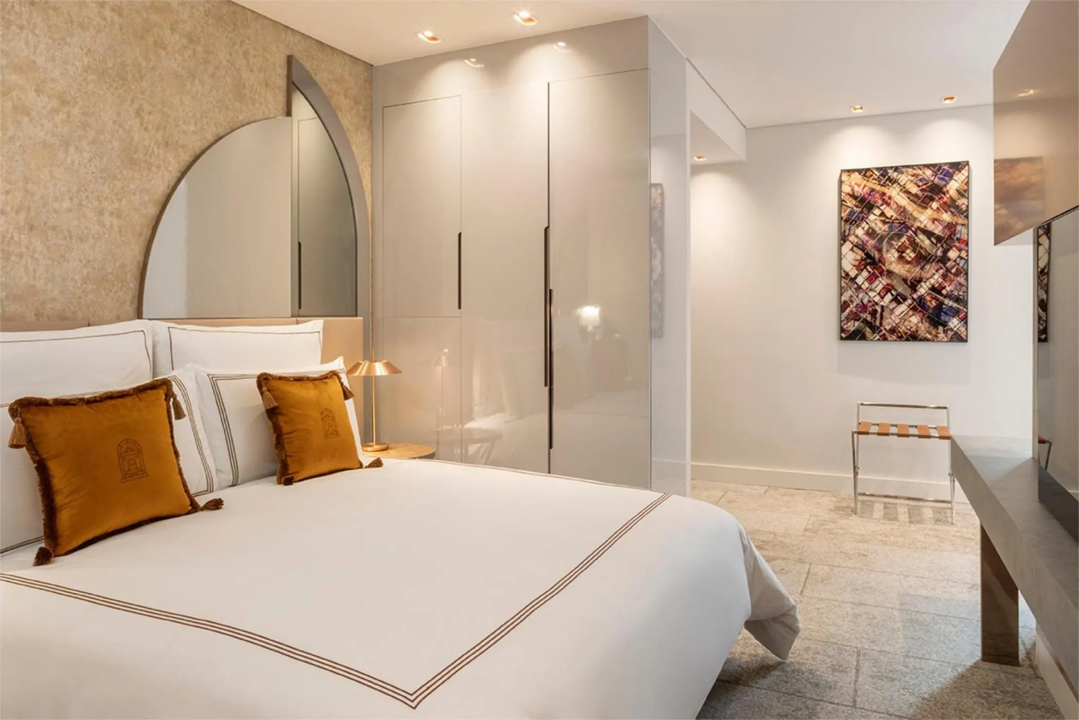 Photo of the whole room, Bed in Convent Square Lisbon, Vignette Collection by IHG