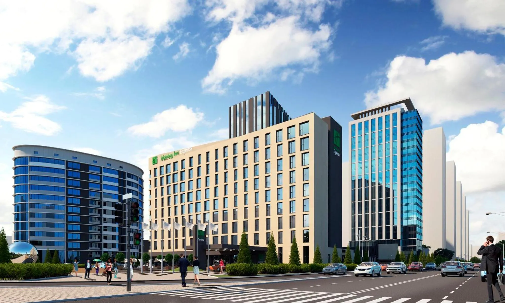 Property building in Holiday Inn Express - Astana - Turan by IHG