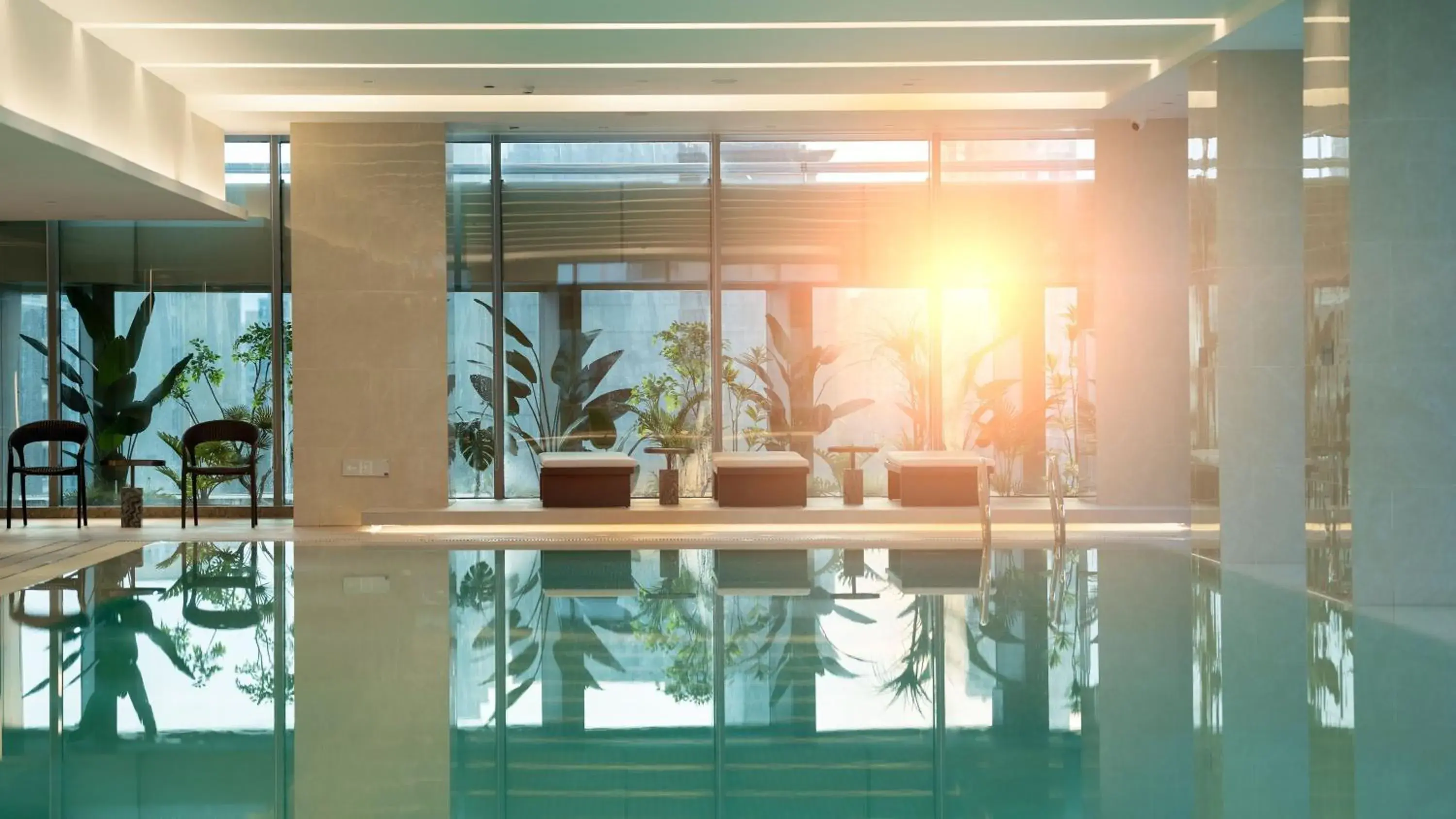 Swimming pool in Crowne Plaza Hangzhou Linping by IHG Swimming pool in Crowne Plaza Hangzhou Linping by IHG