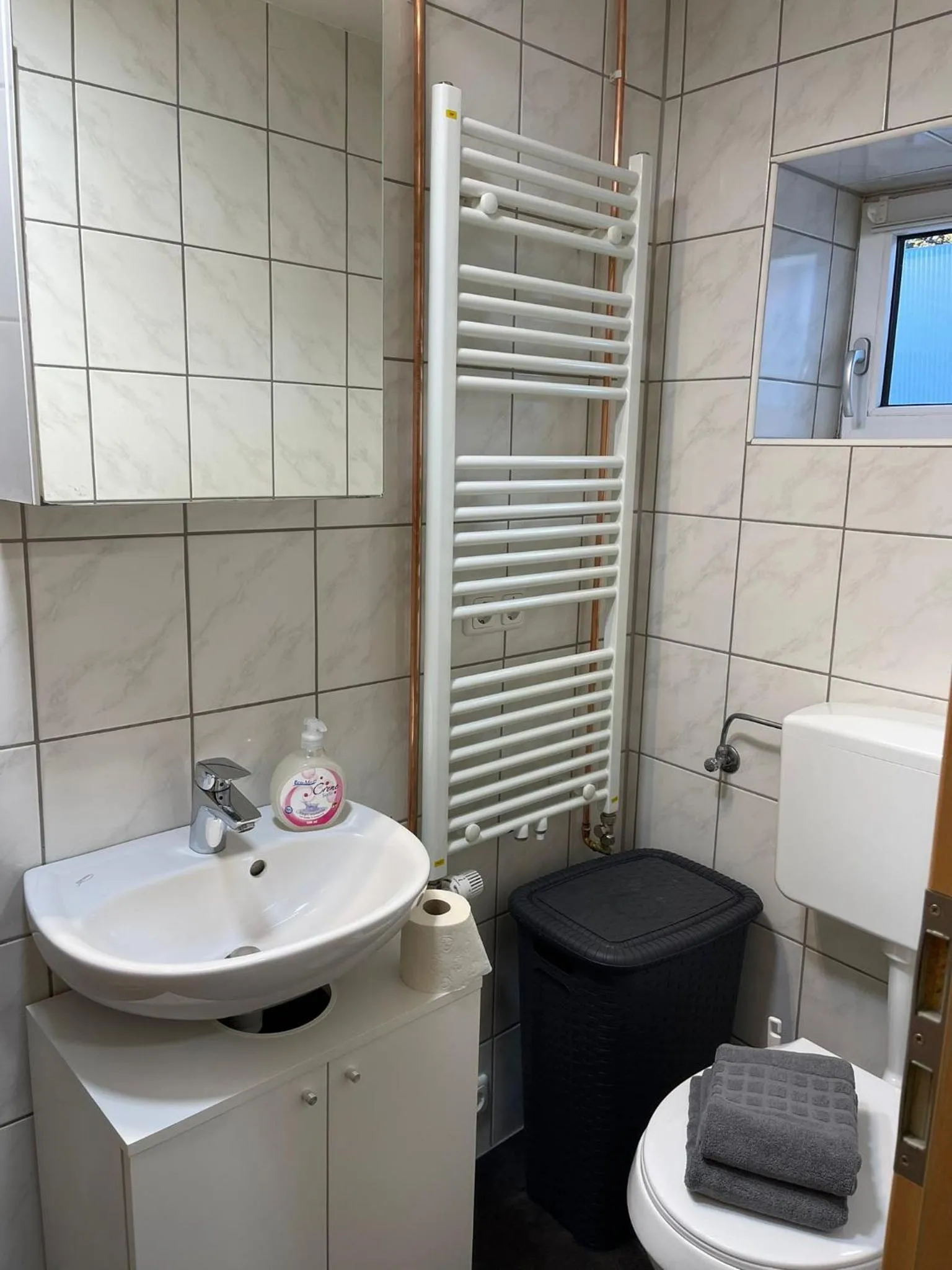 Bathroom in Ferienwohnung-Goldener Winkel