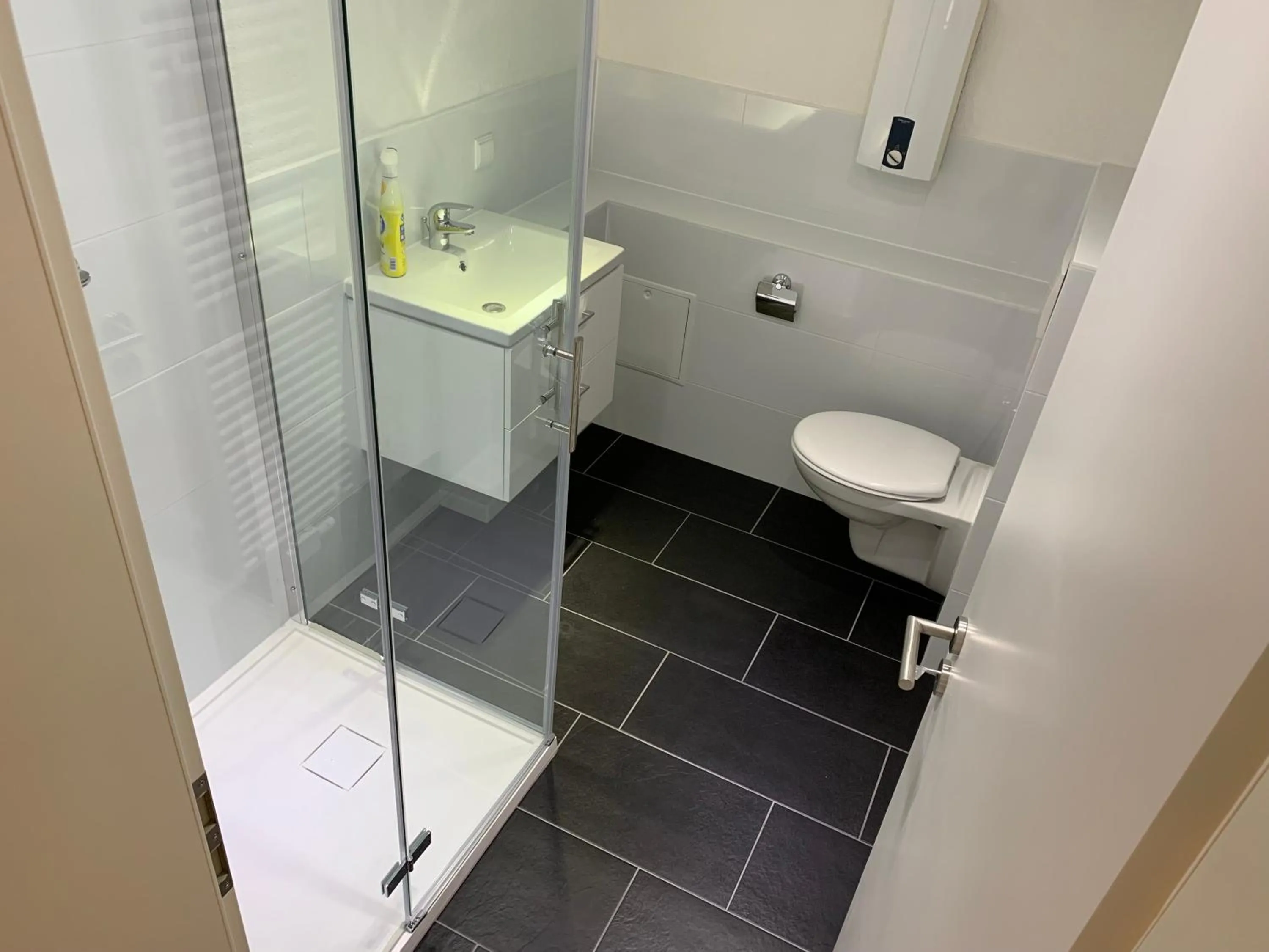 Bathroom in Ferienwohnung-Goldener Winkel