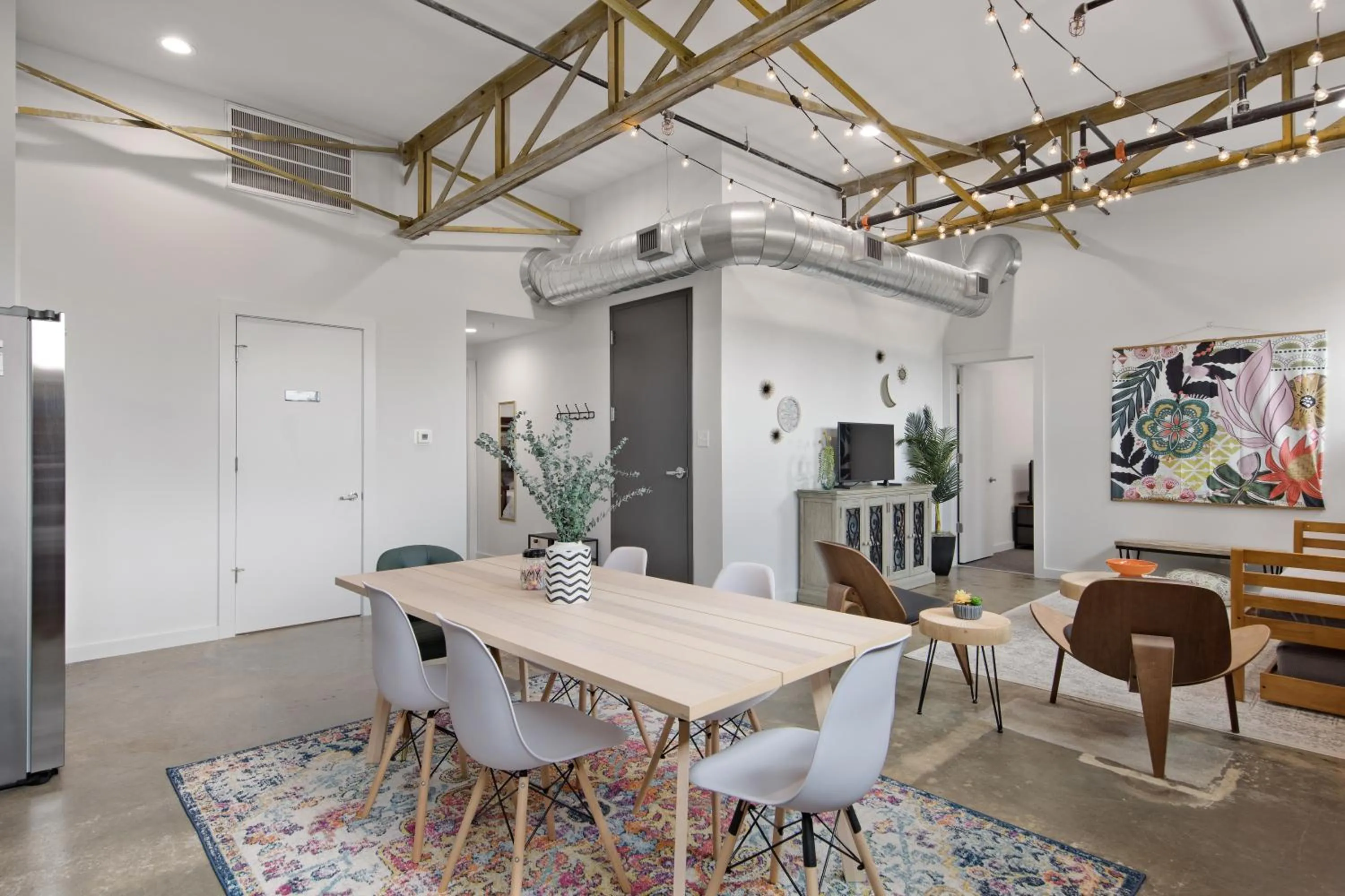 Seating area in The Cypress Flats