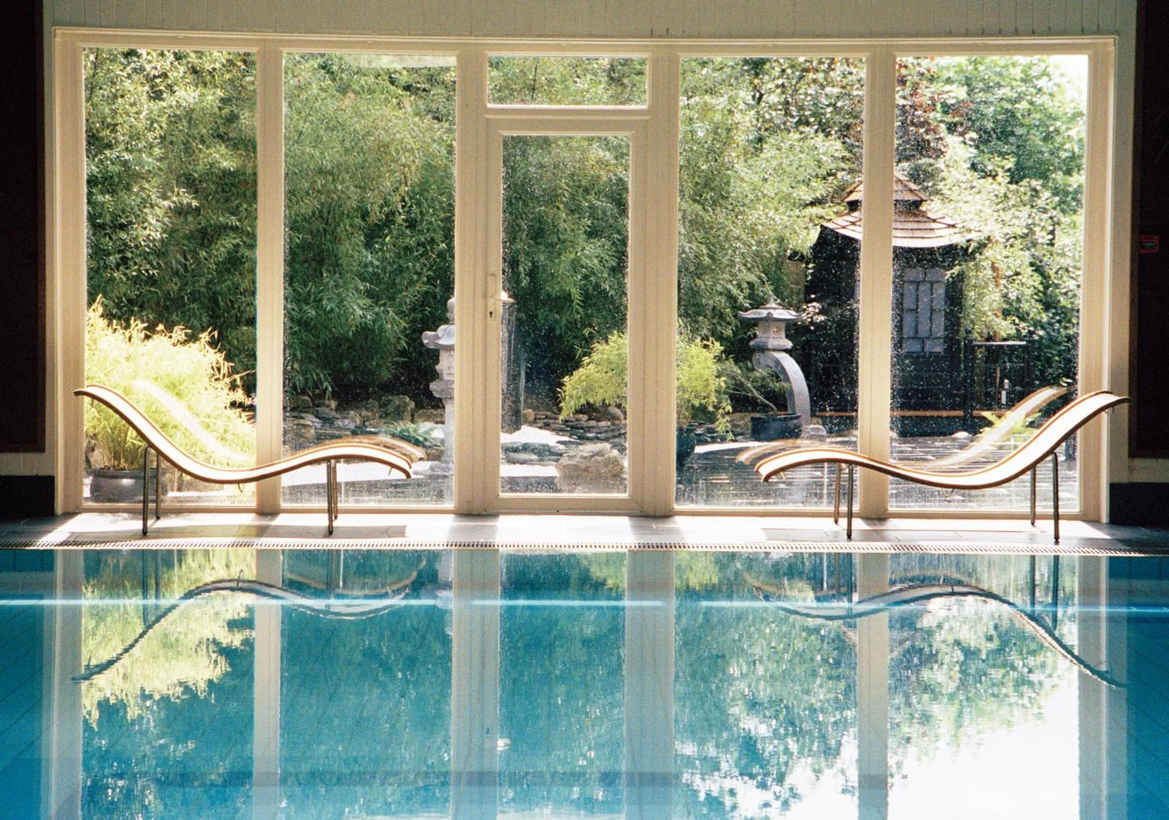 Swimming pool in Careys Manor Hotel & SenSpa