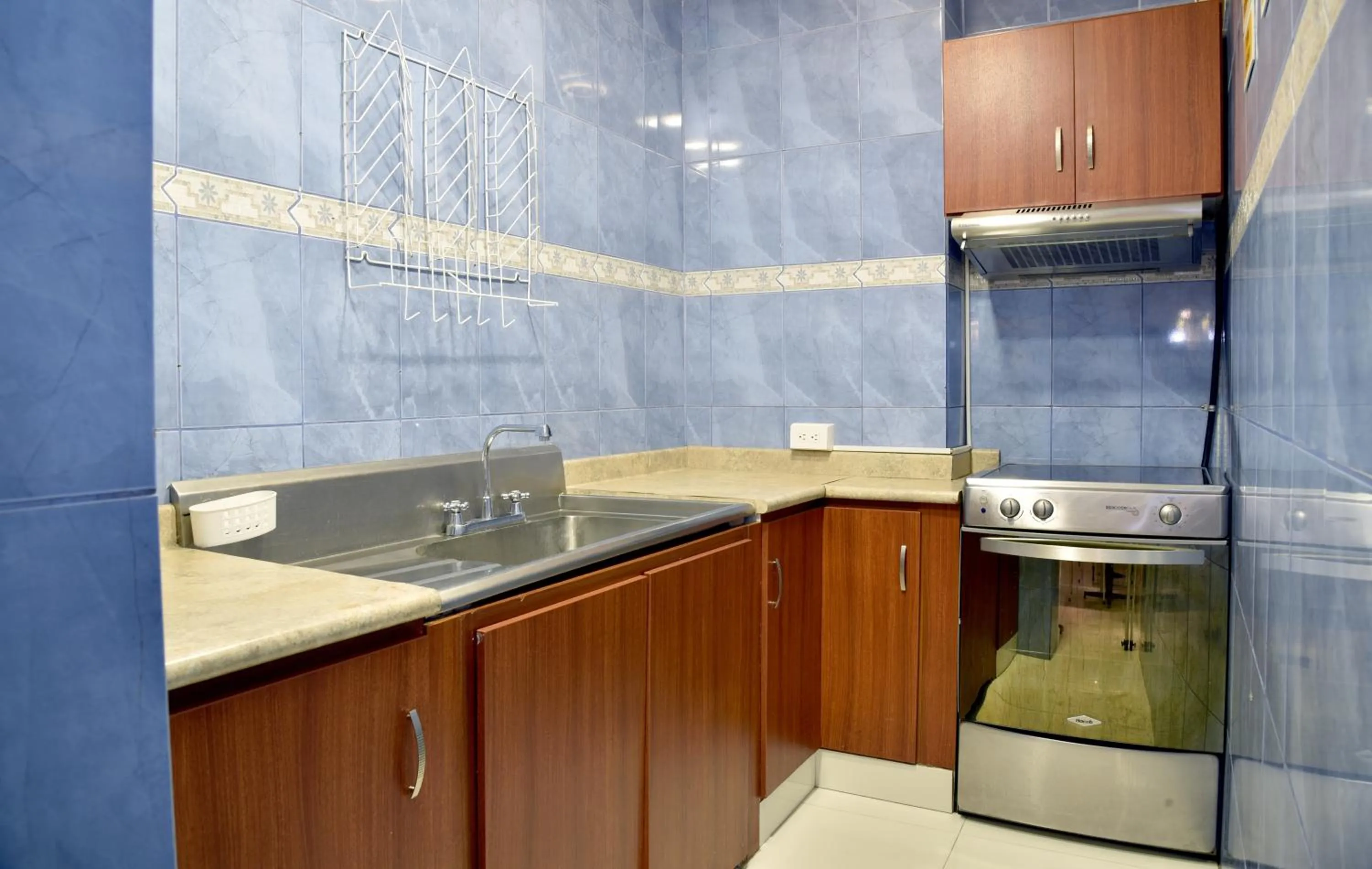 Kitchen or kitchenette in La Rosario Hostal