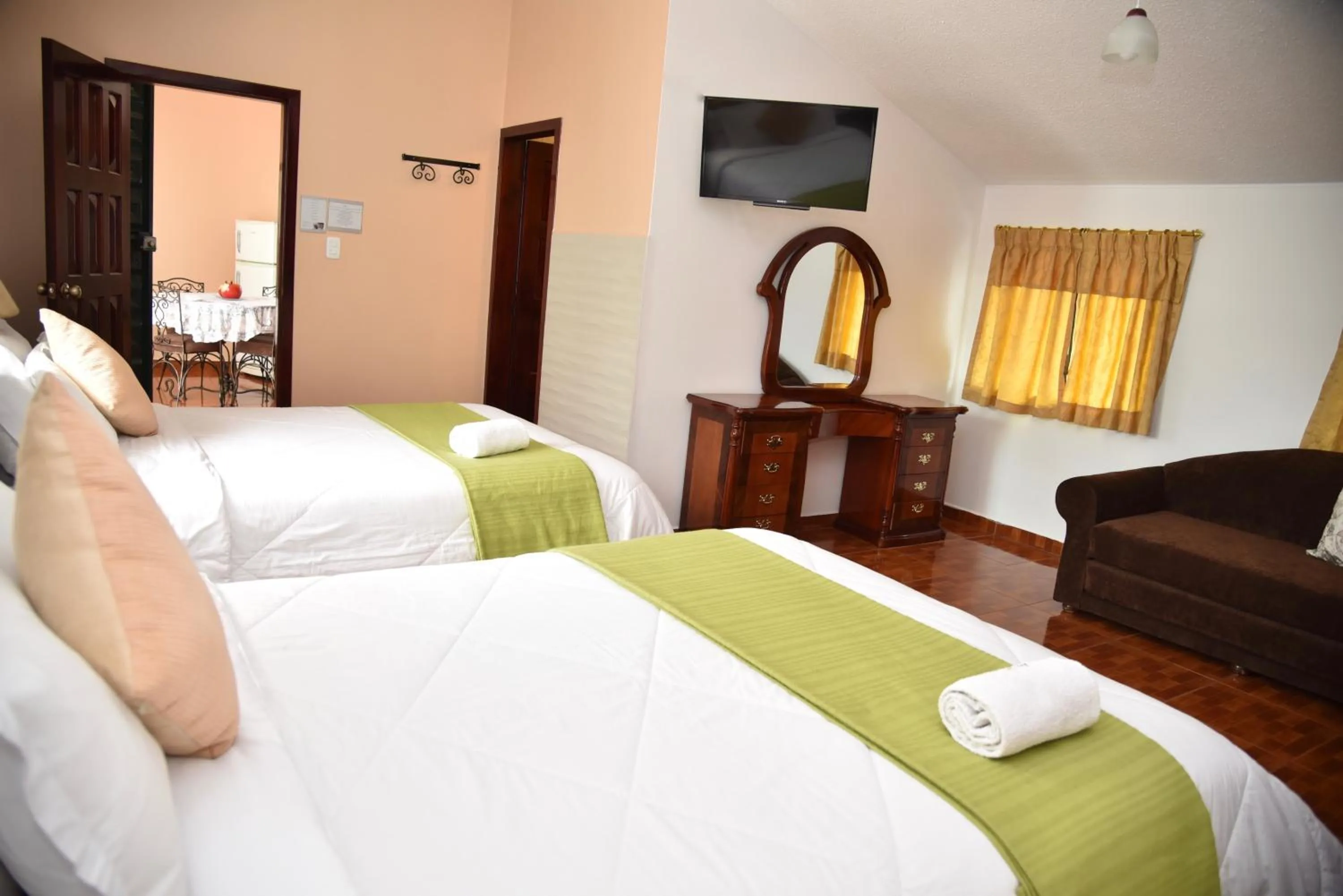 Bed in La Rosario Hostal