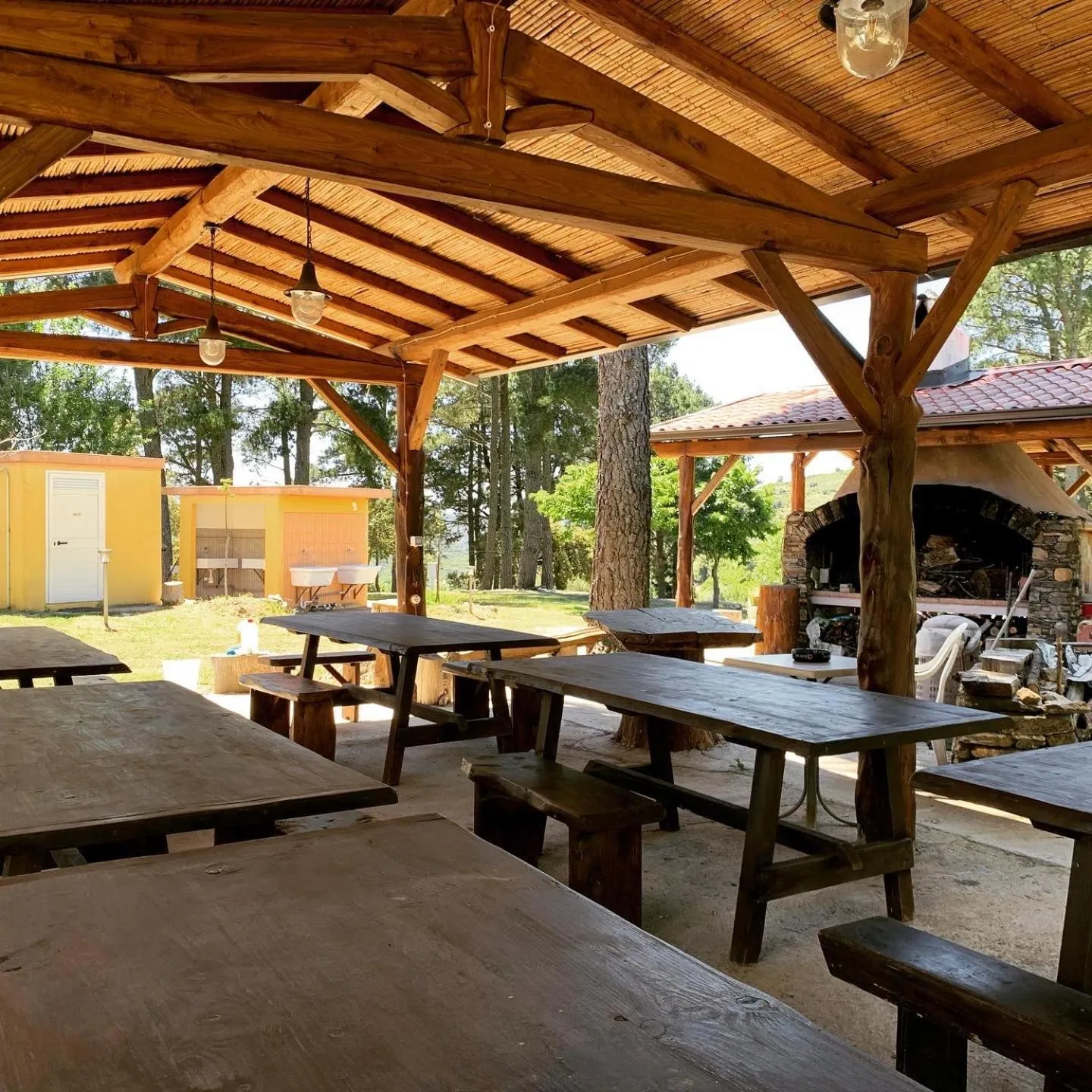 Patio in Hotel Miramonti Seulo Turismo Rurale