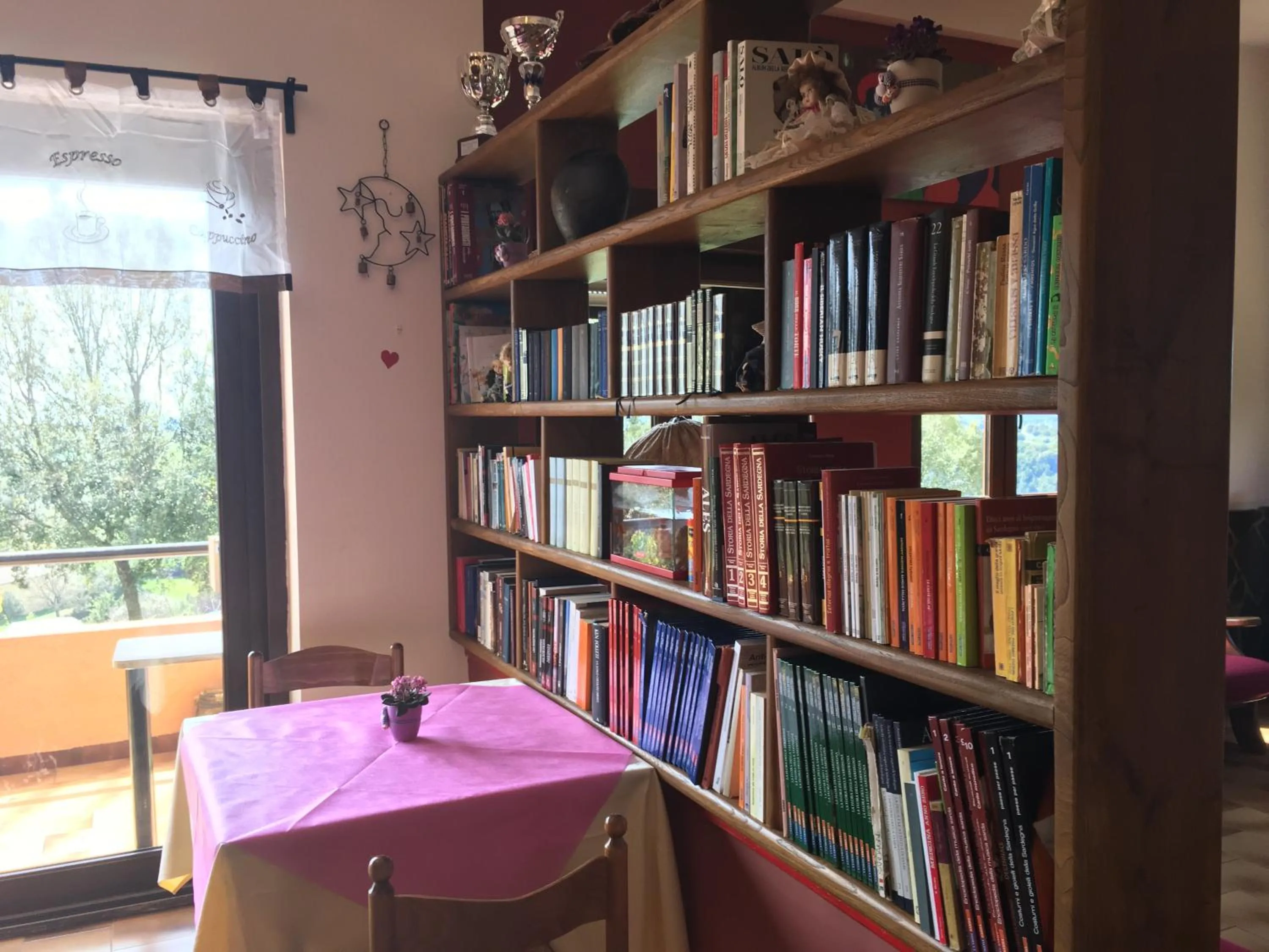 Library in Hotel Miramonti Seulo Turismo Rurale