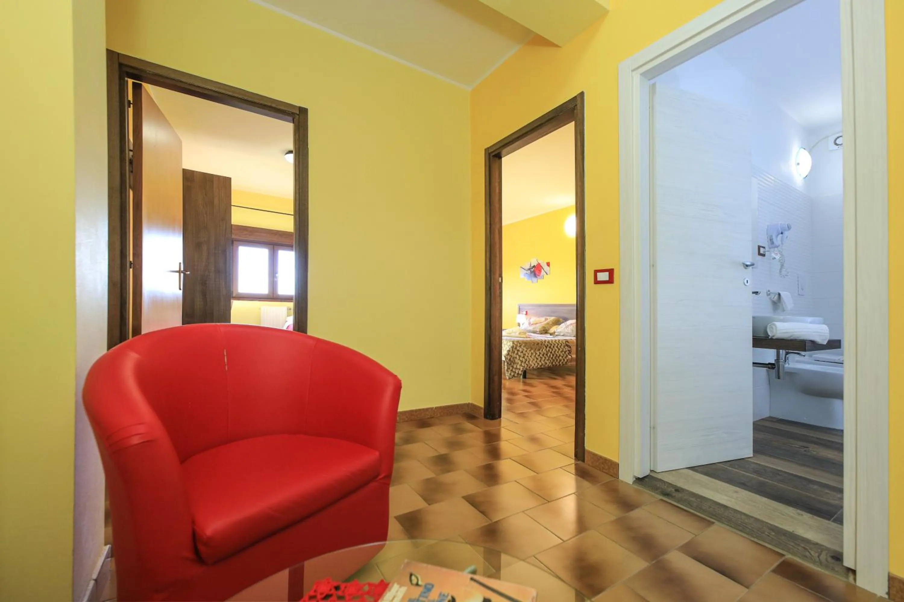 Seating area in Hotel Miramonti Seulo Turismo Rurale