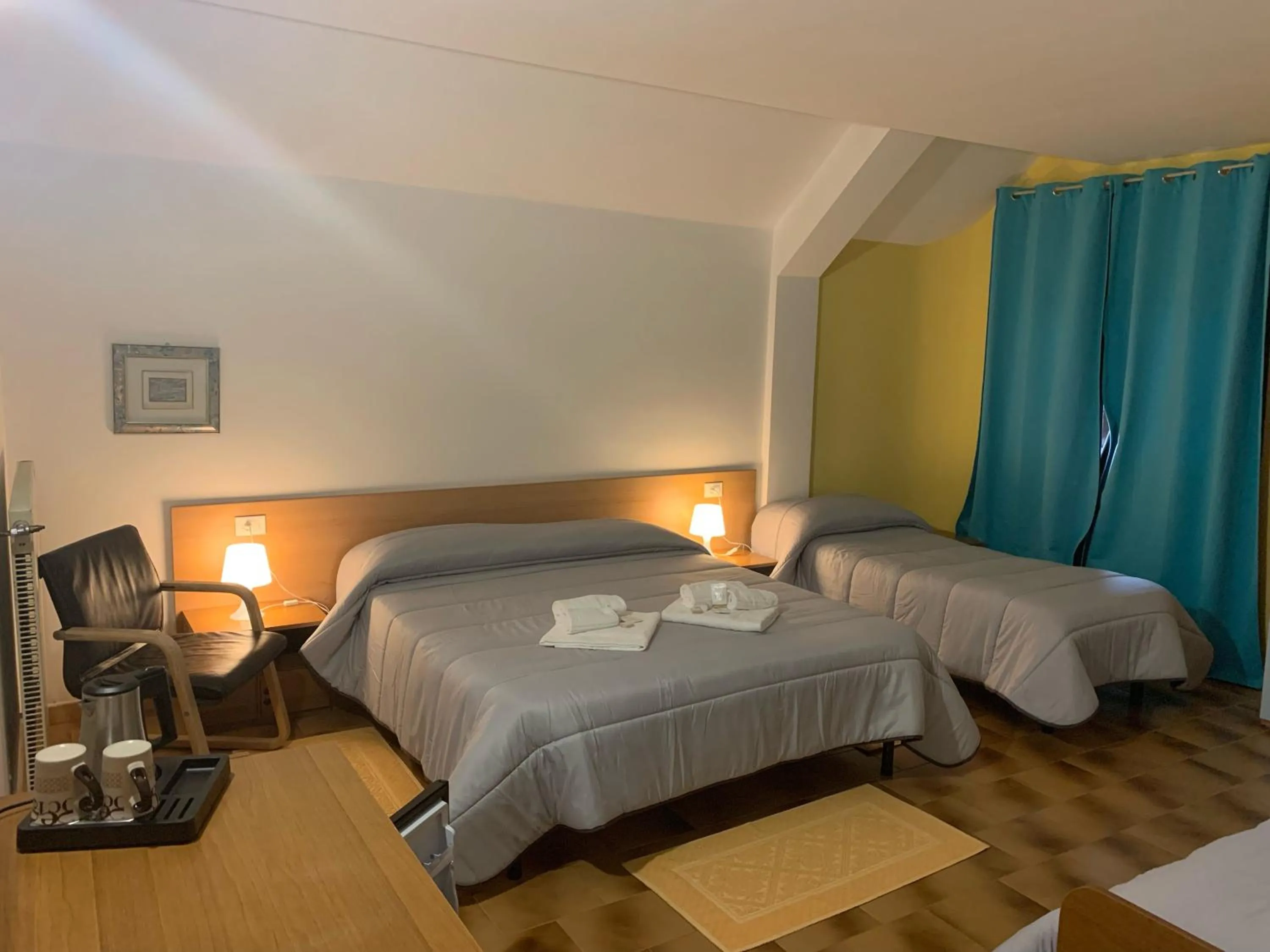 Bedroom, Bed in Hotel Miramonti Seulo Turismo Rurale