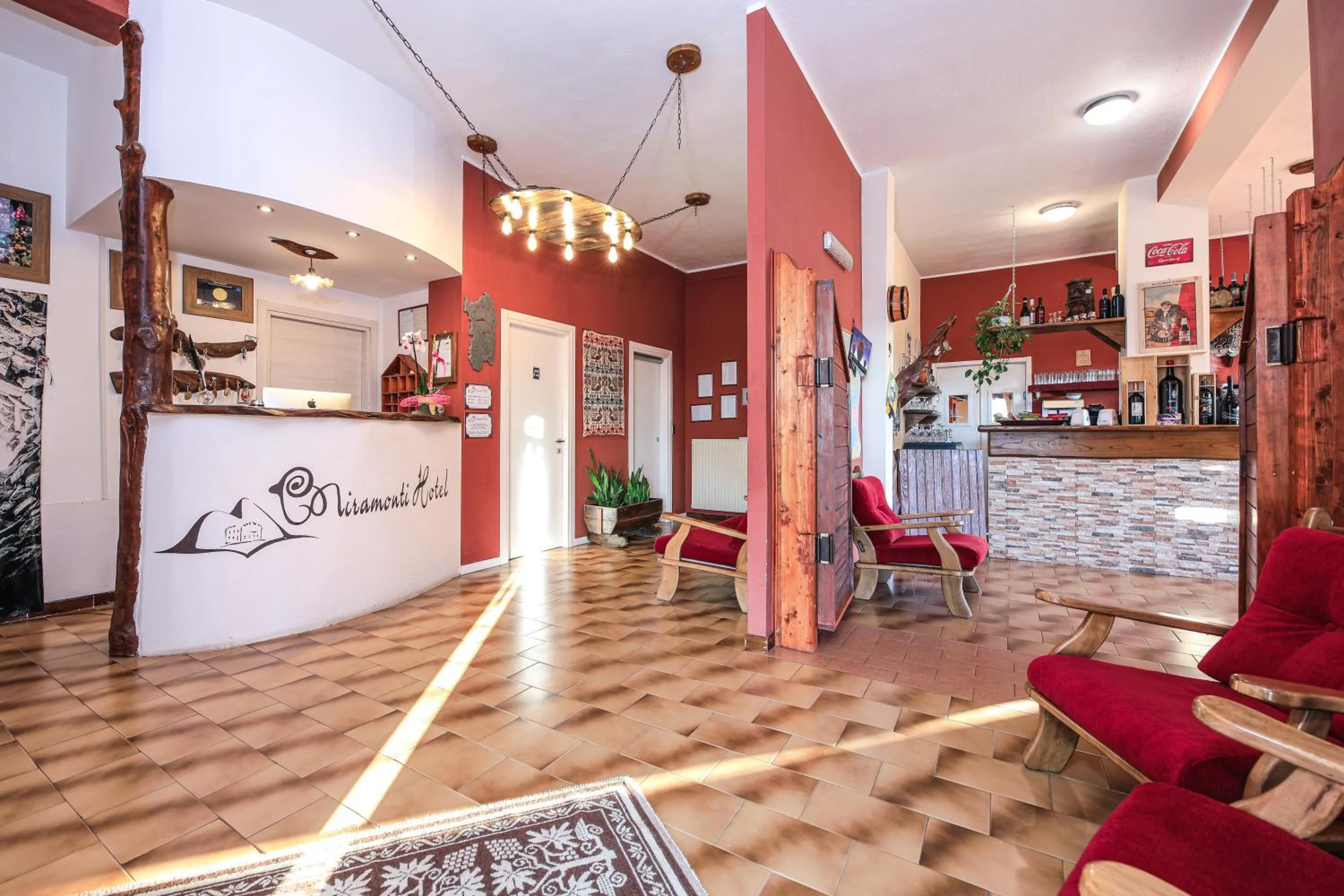 Lounge or bar in Hotel Miramonti Seulo Turismo Rurale