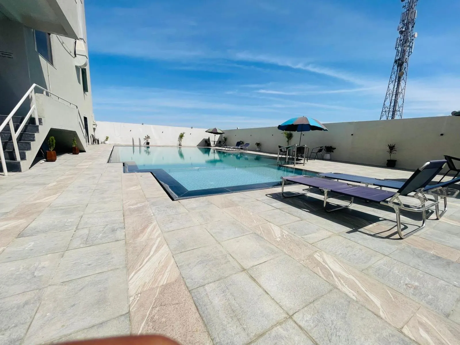 Swimming pool in VITS Jamnagar