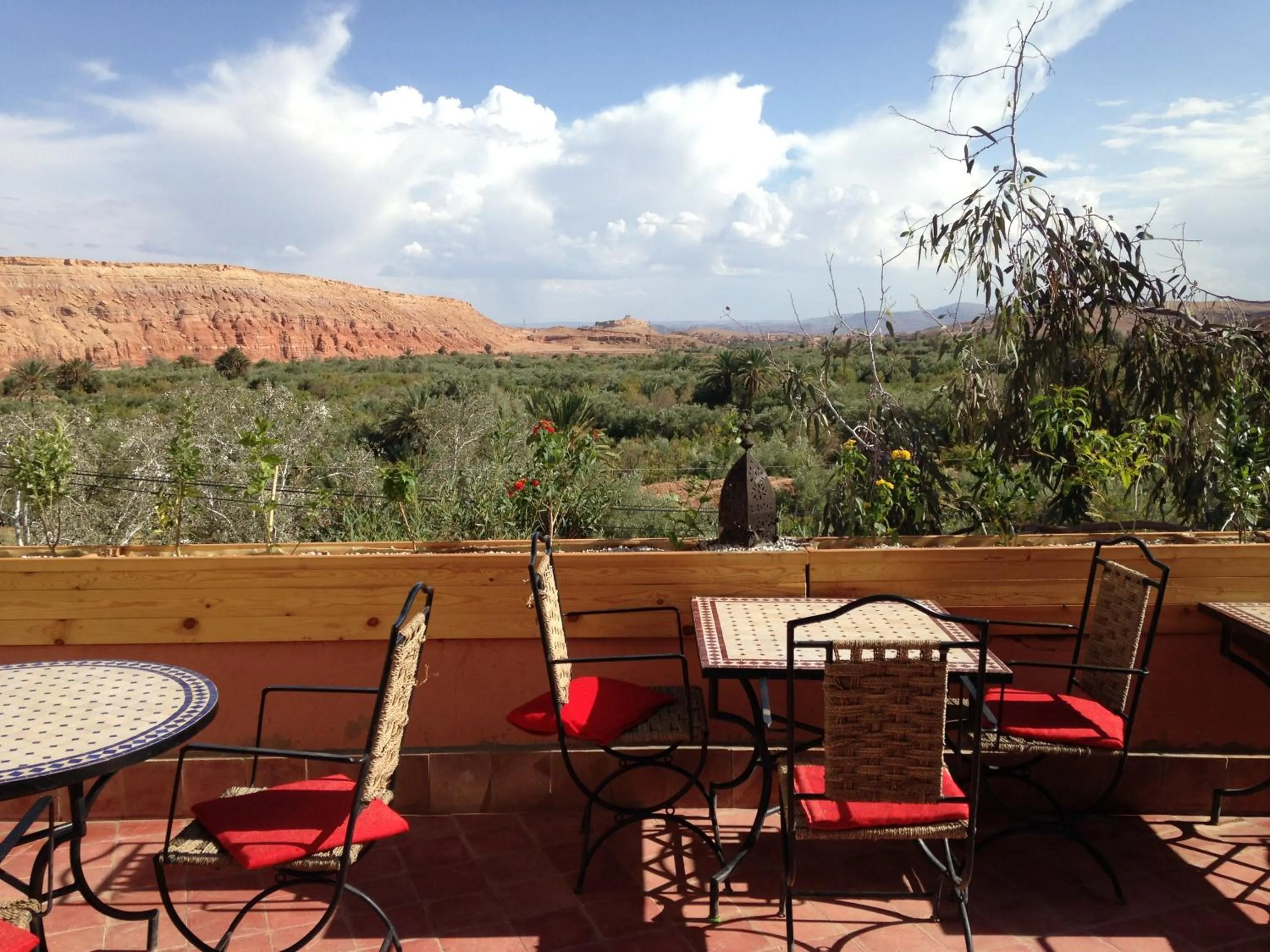 Garden view in Auberge Ayouze