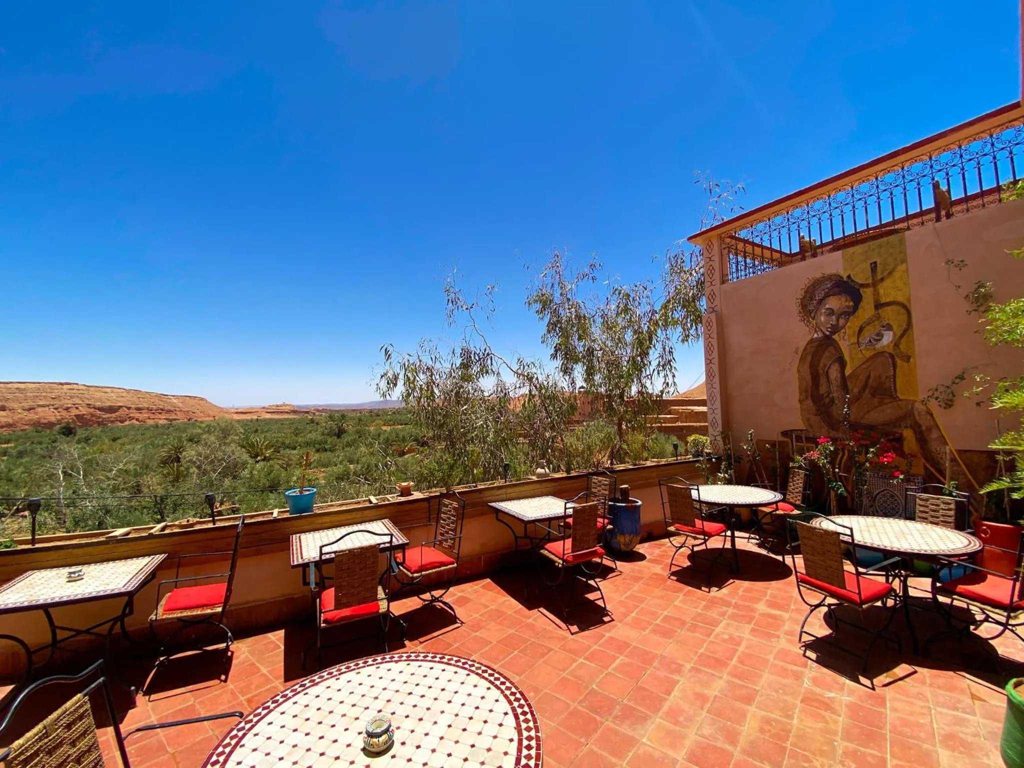 Patio in Auberge Ayouze