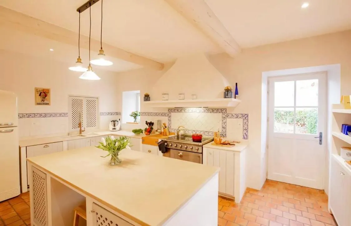 Kitchen or kitchenette in La Grande Verrière - Luberon en Provence