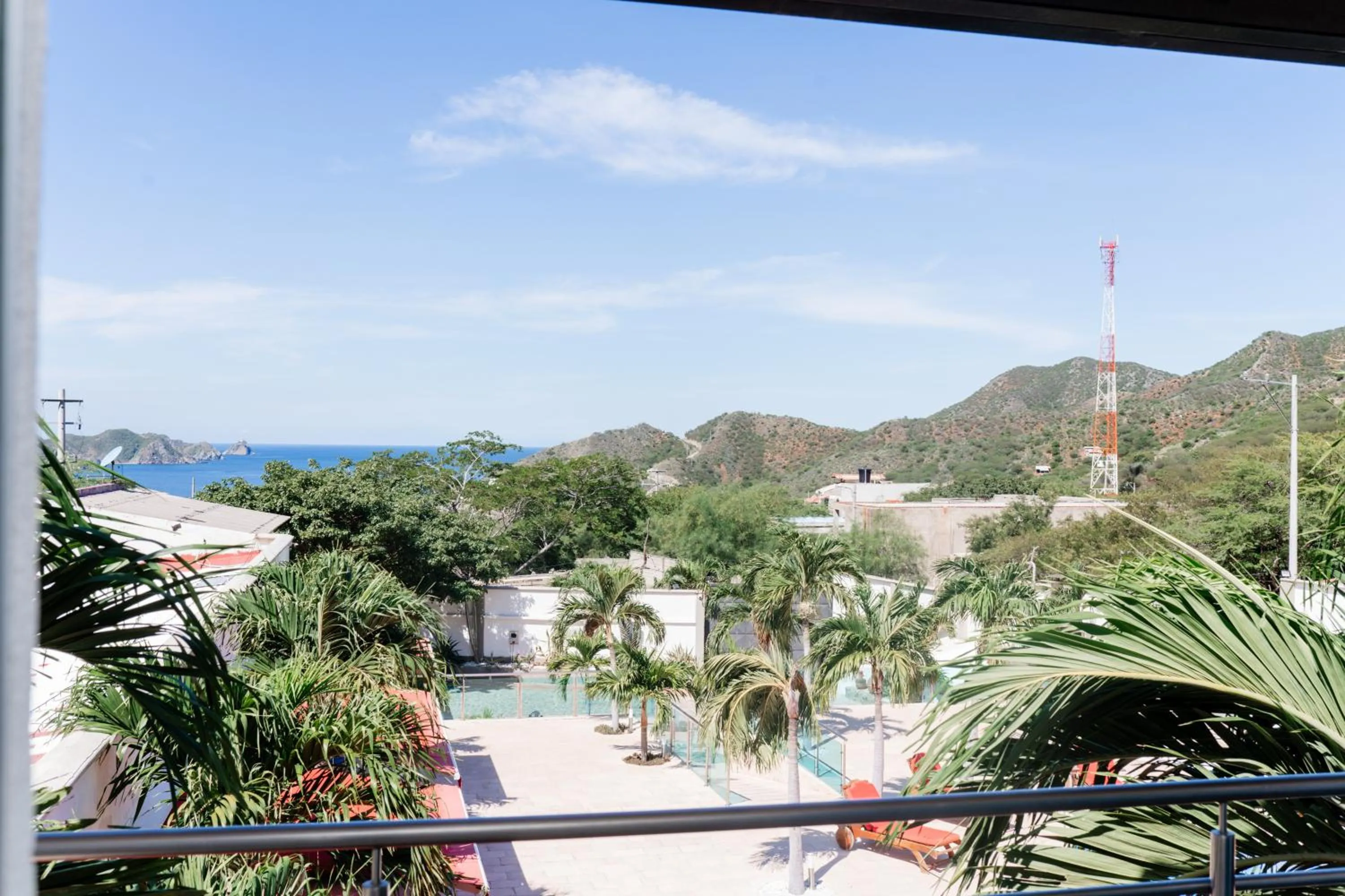 Bird's eye view in Hotel Kaamú Taganga