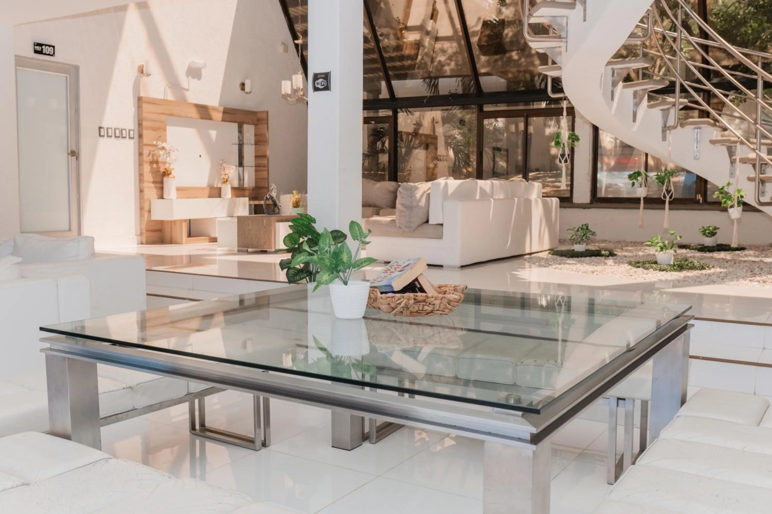Living room in Hotel Kaamú Taganga