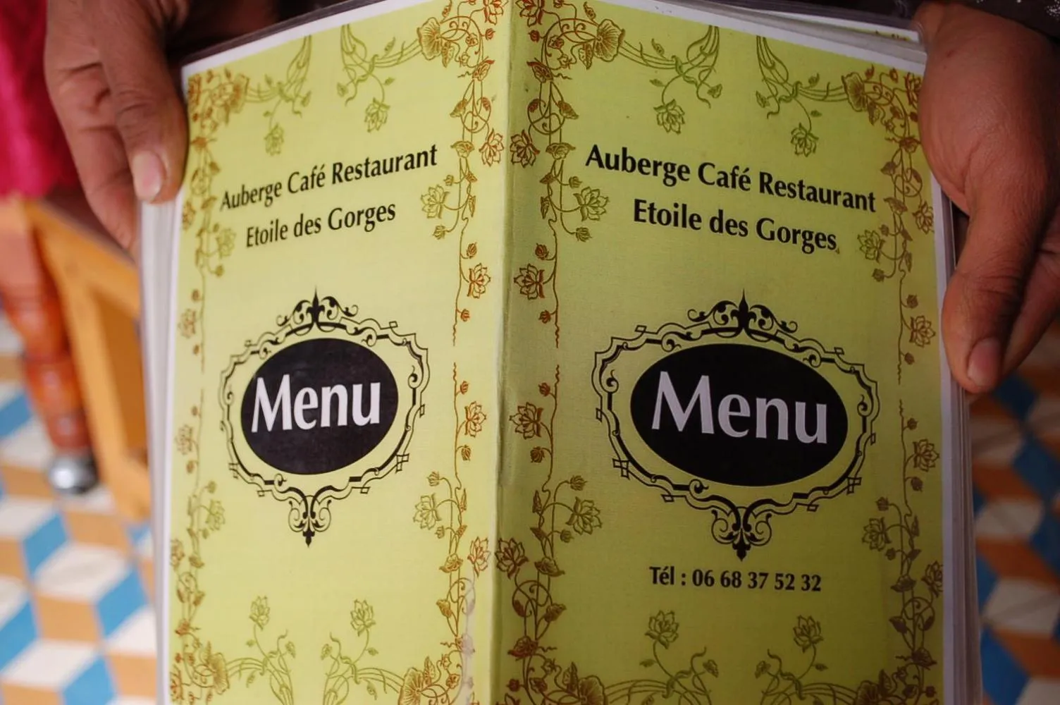 Restaurant/places to eat in Etoile des Gorges