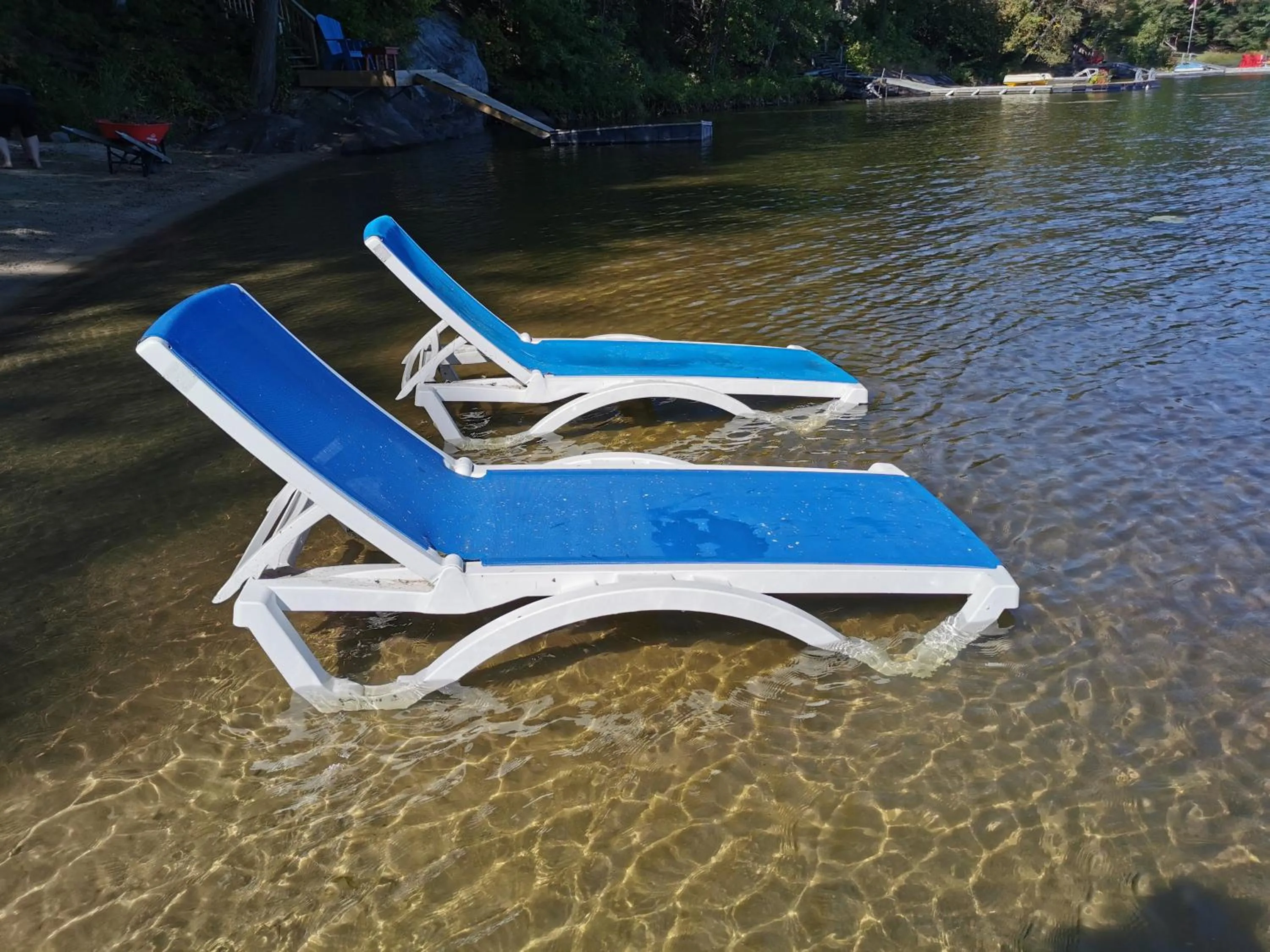 Beach in Muskoka Shores Cottages