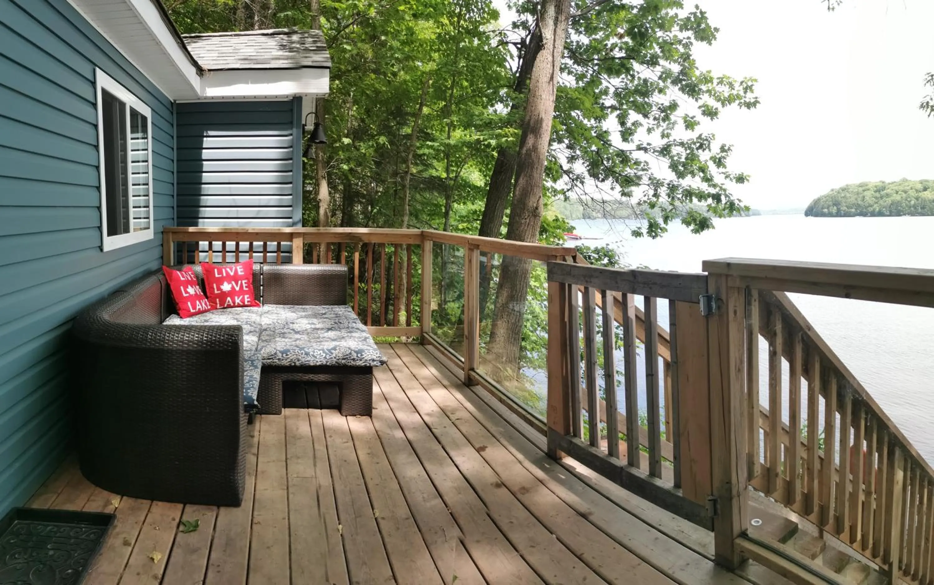 Balcony/Terrace in Muskoka Shores Cottages