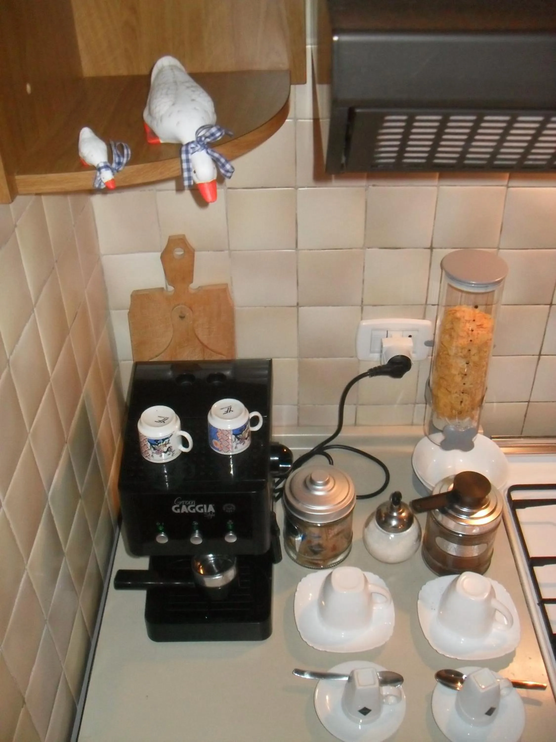 Kitchen or kitchenette in B&B Villa Claudia