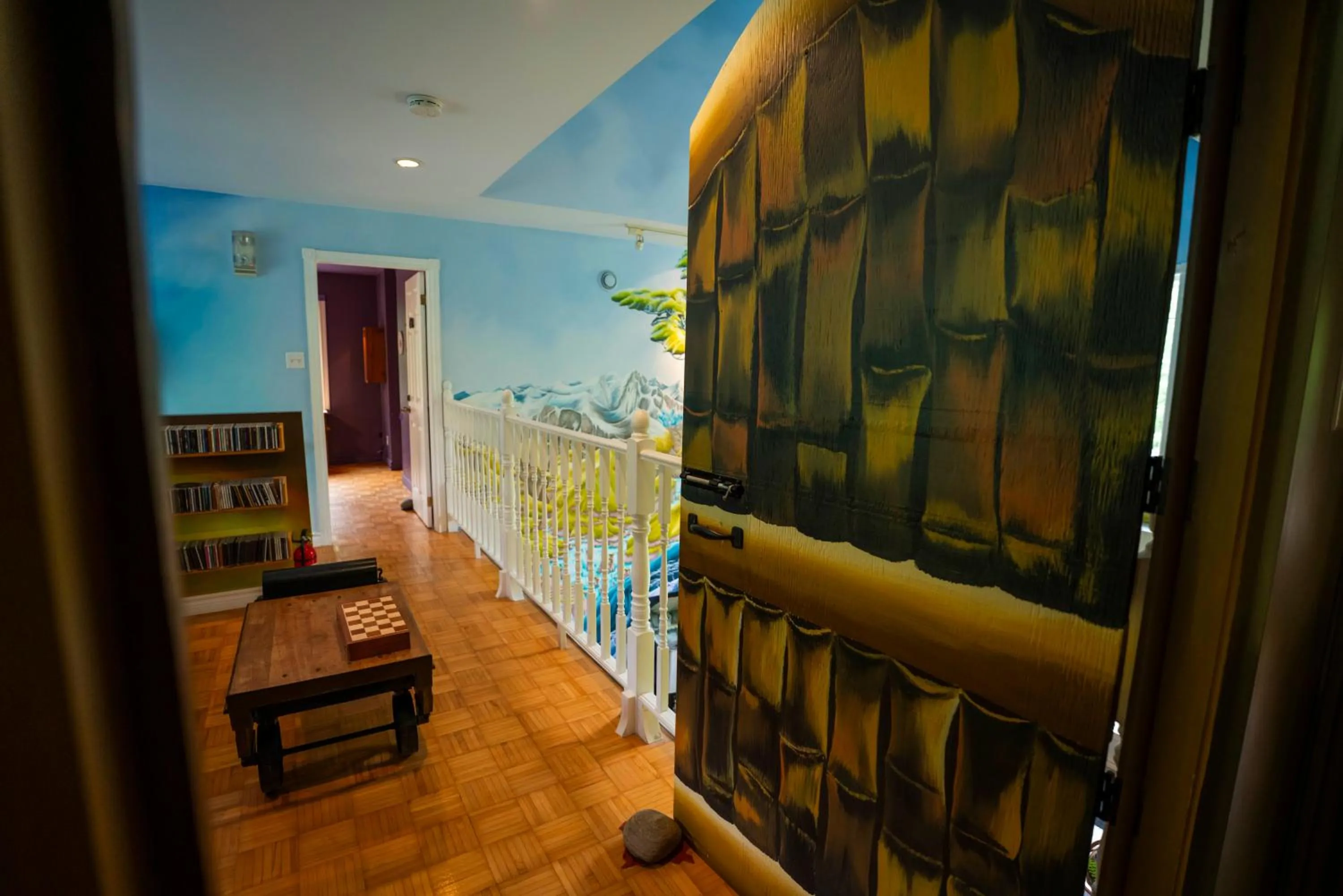 Seating area in Gîte Crystal Inn