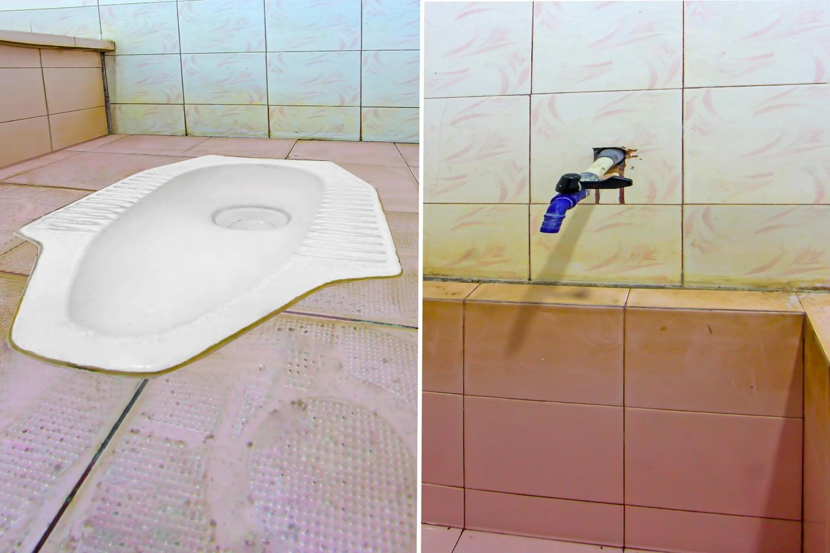 Bathroom in Hotel O Jati Homestay Near Taman Suranadi