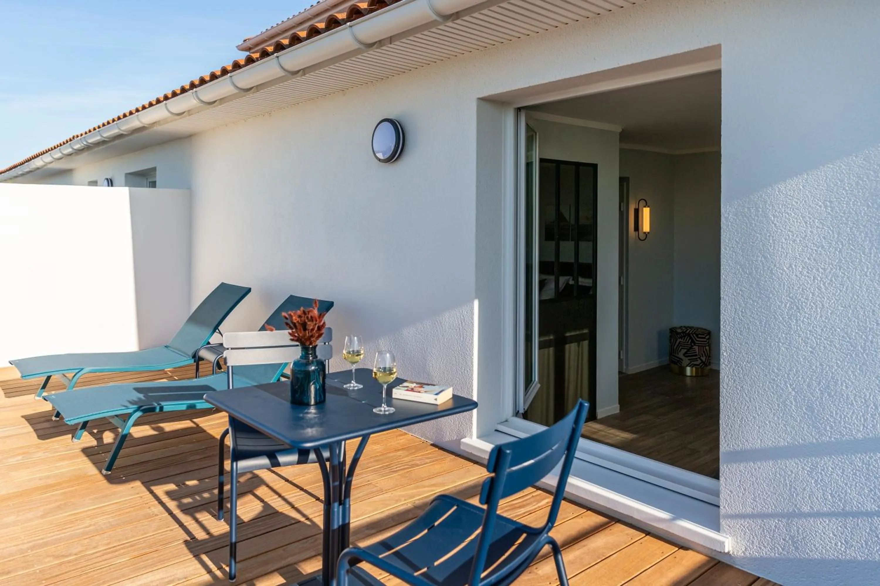 Patio in Mercure Toulouse Aeroport Blagnac