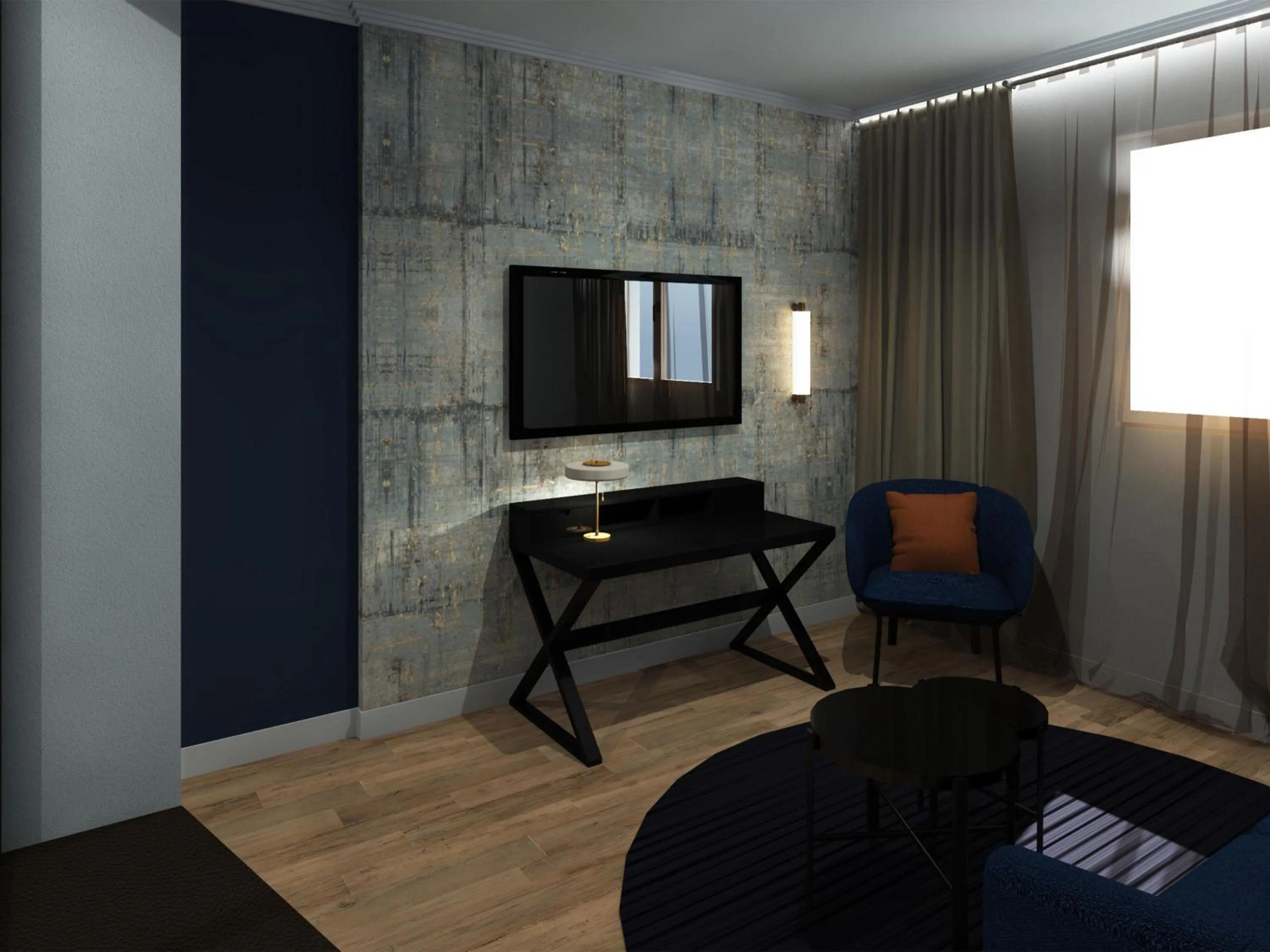 Photo of the whole room in Mercure Toulouse Aeroport Blagnac