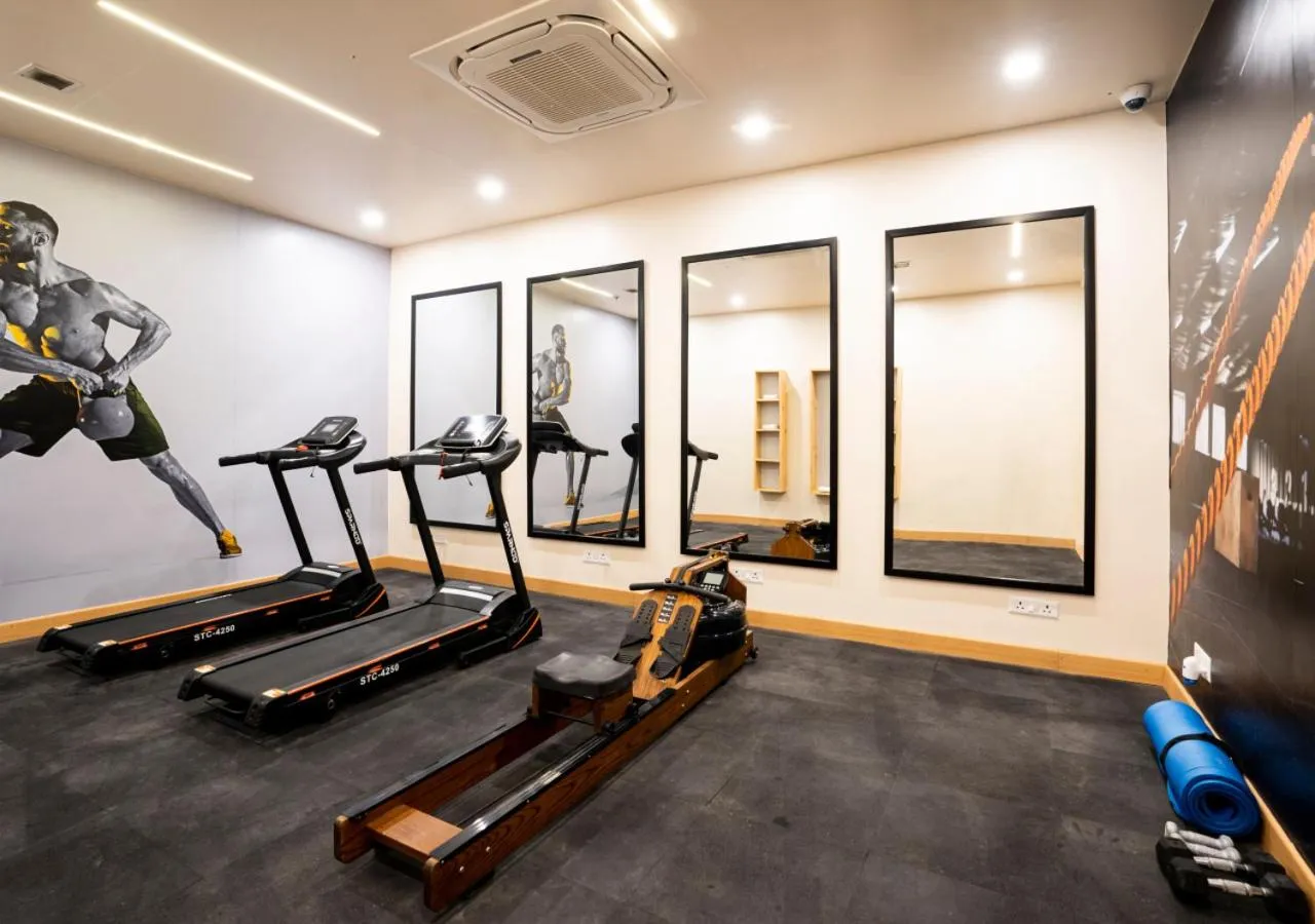 Fitness centre/facilities in Bloom Hotel - Sector 19