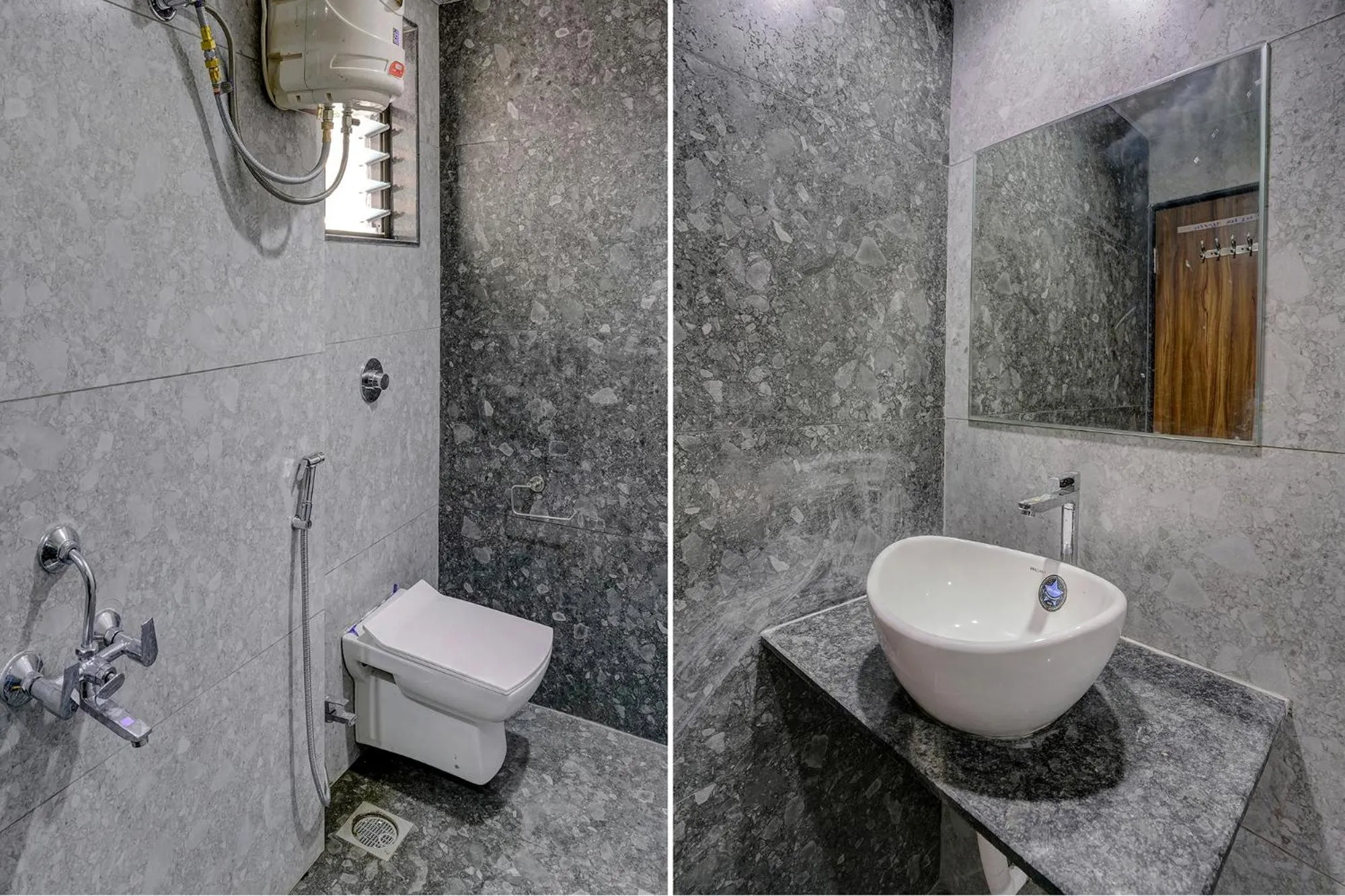 Bathroom in FabHotel Crystal Inn - Nr Suvarndeep Chowk