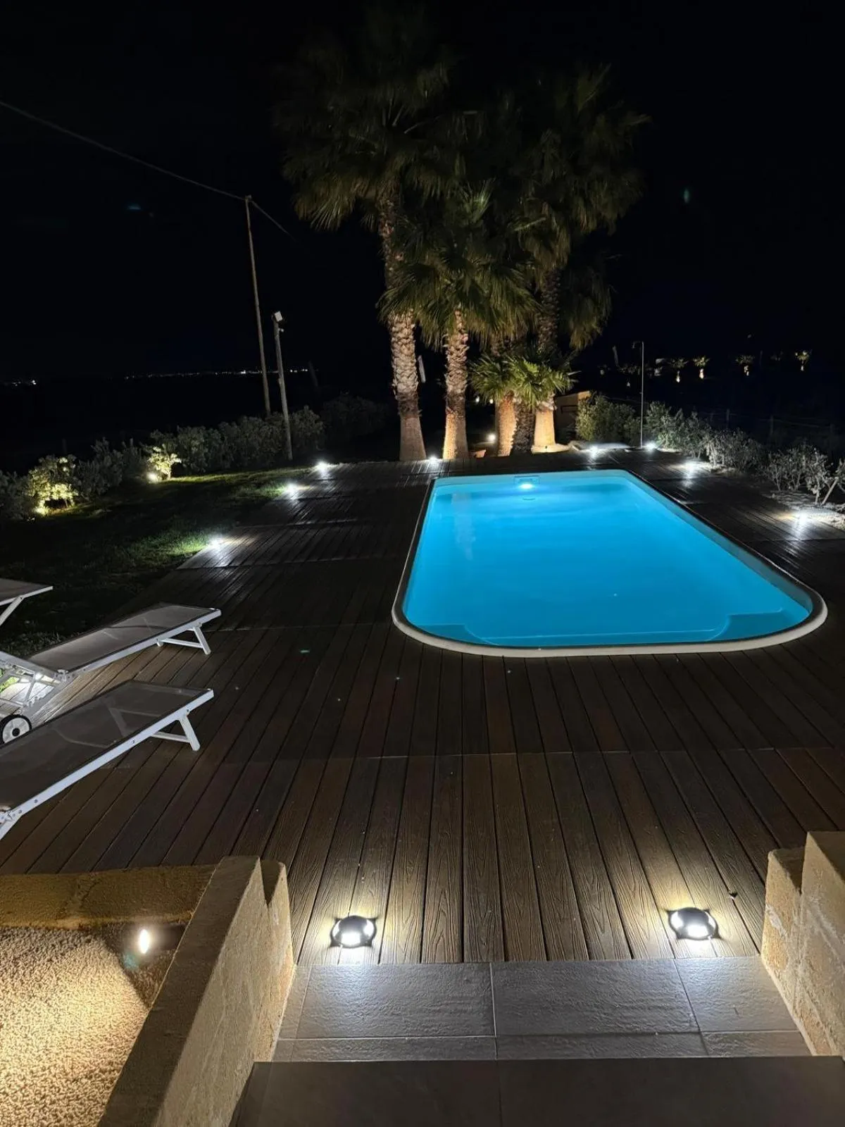 Swimming pool in Casa B, Room 6 - mit Pool - at Lagoon - Lo Stagnone Kite Spot - Palm Kite Paradise