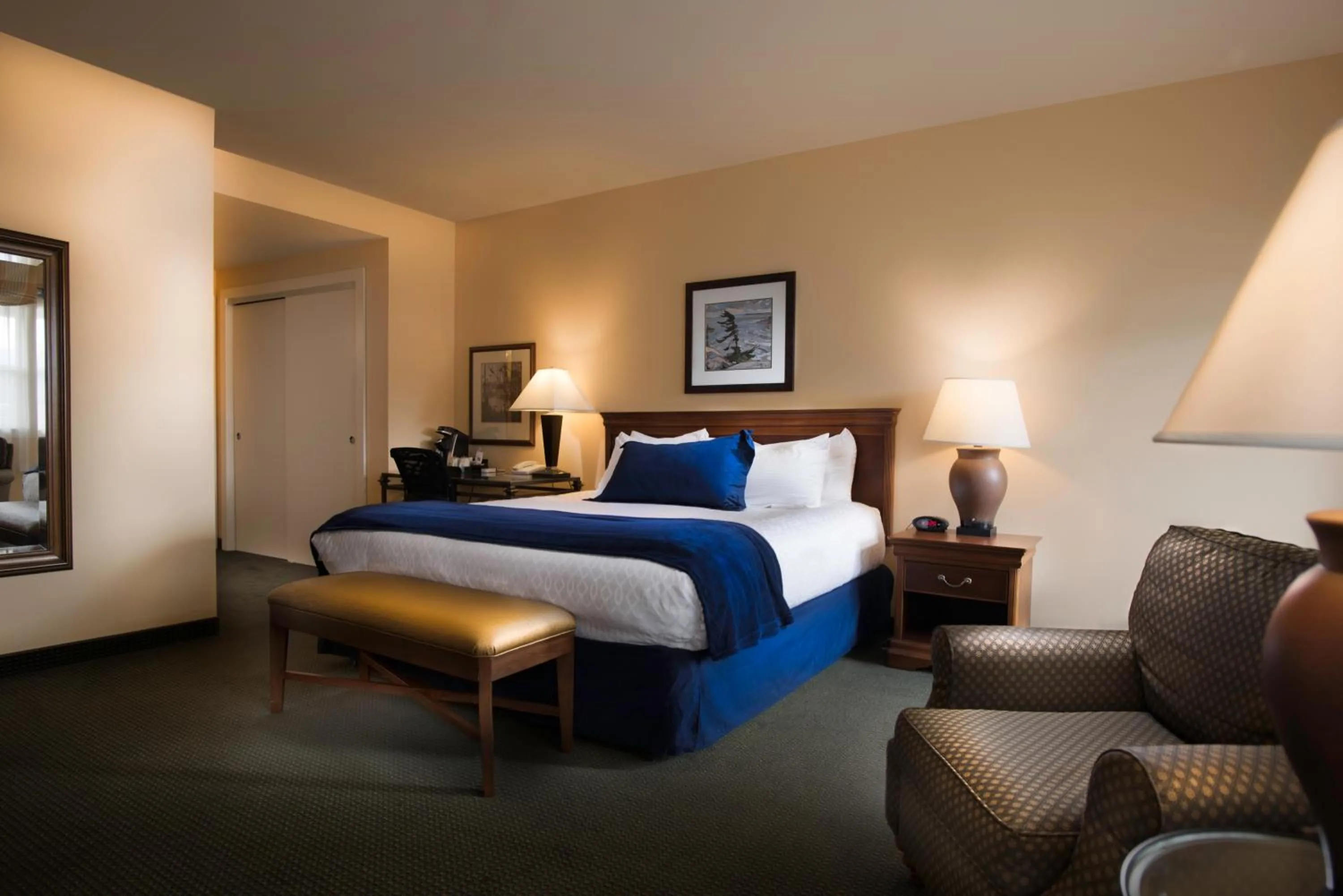 Bed in The Landing Hotel