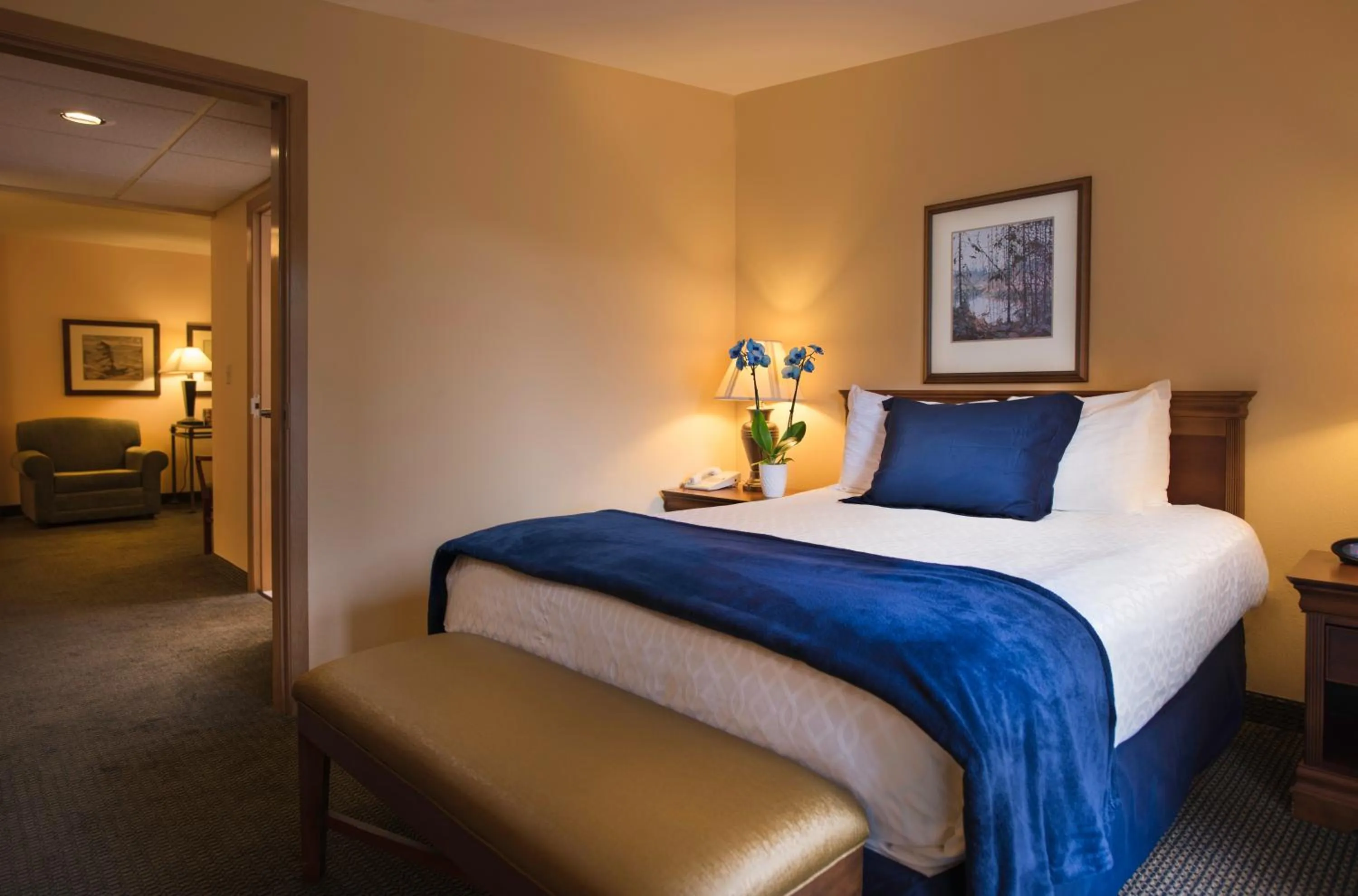 Bed in The Landing Hotel