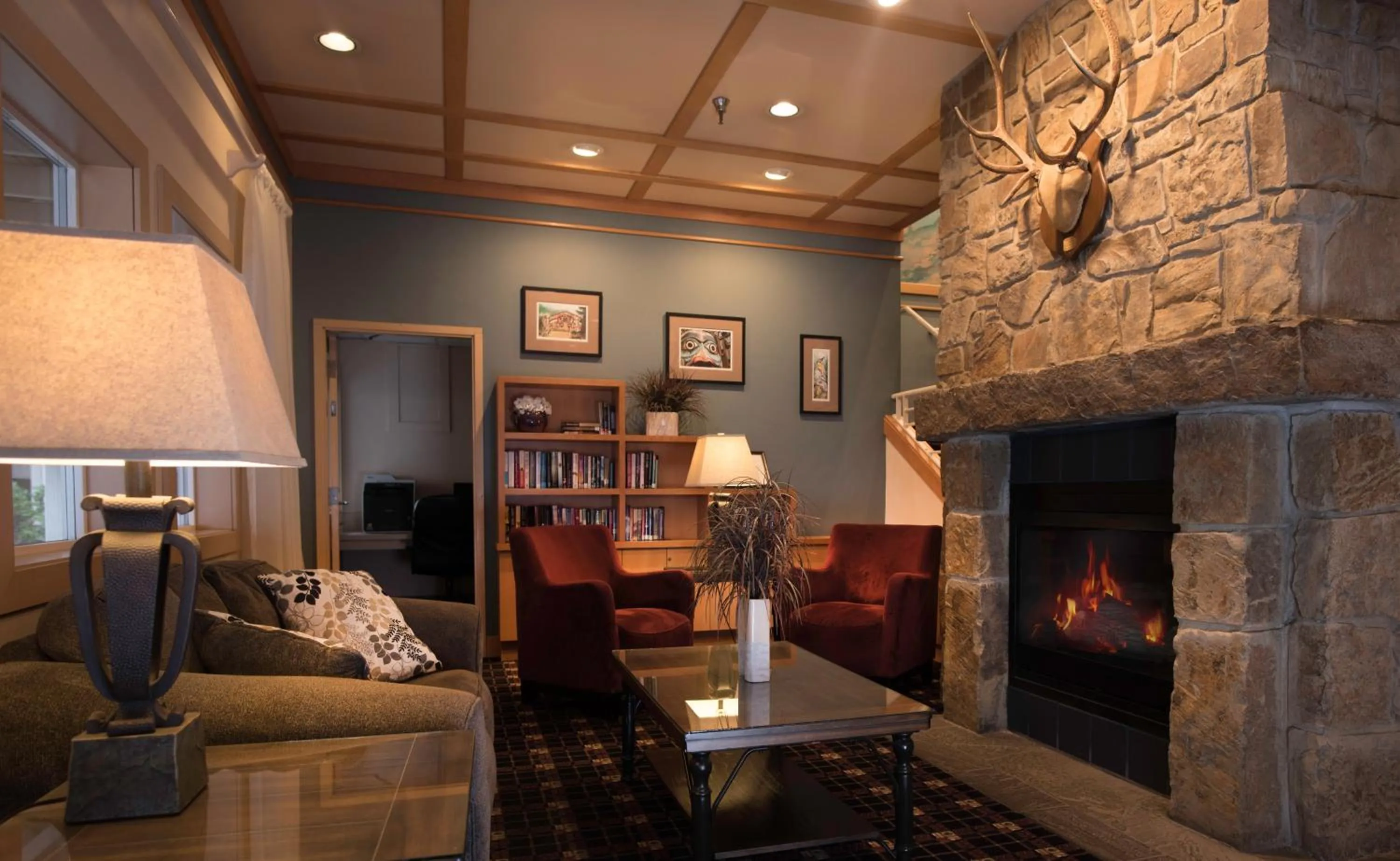 Lobby or reception in The Landing Hotel