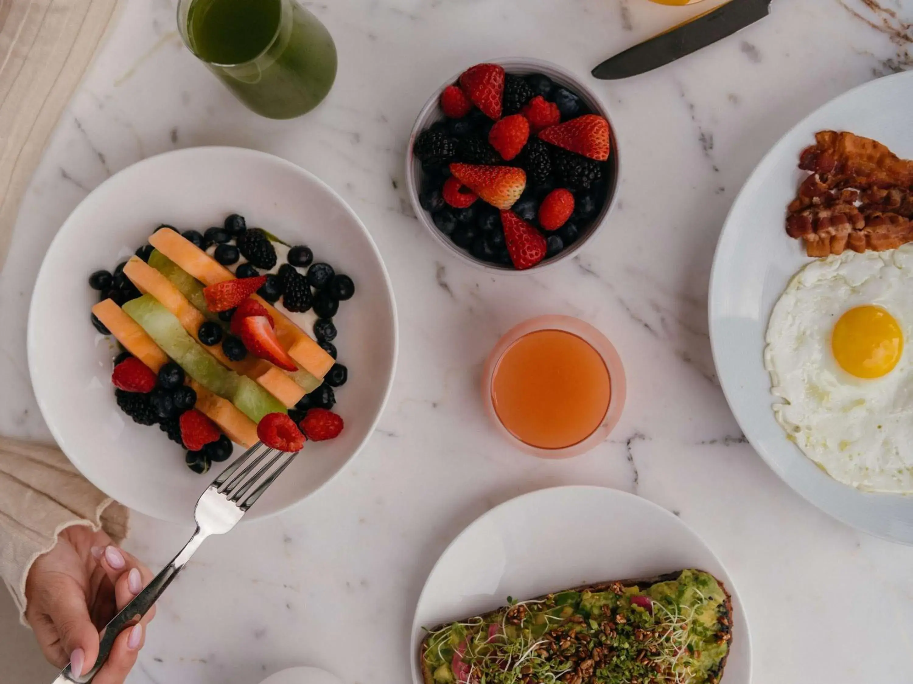 Breakfast in Raffles Boston Breakfast in Raffles Boston