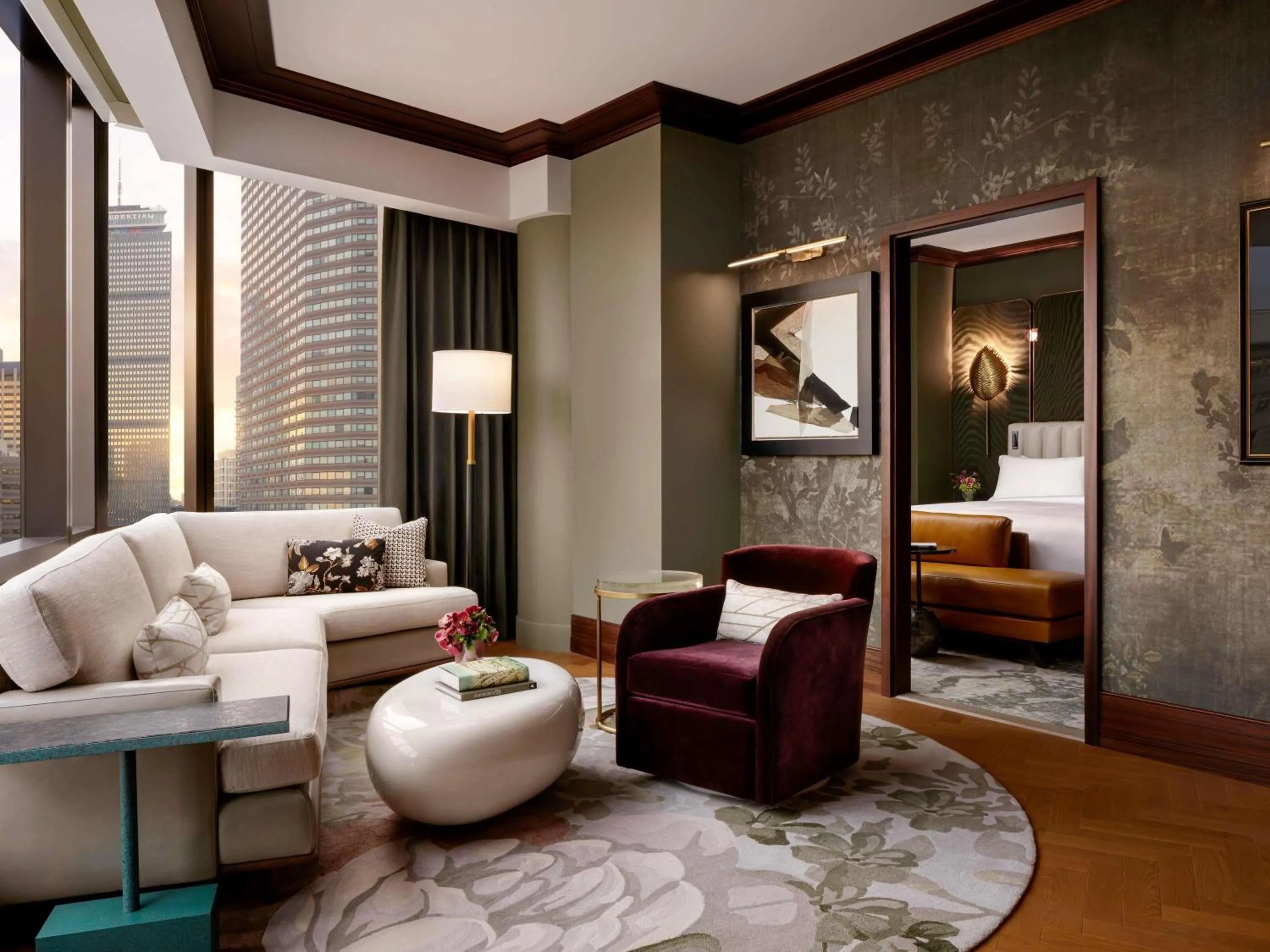 Bedroom in Raffles Boston