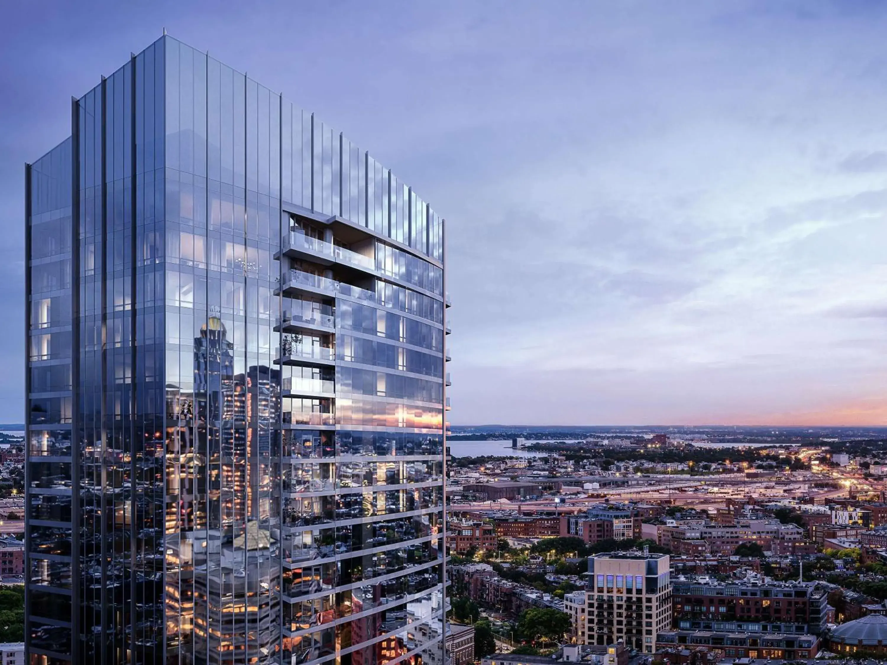 Property building in Raffles Boston Property building in Raffles Boston