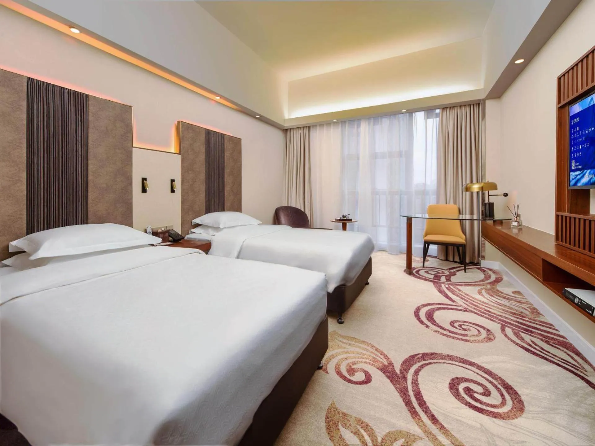 Bed in Metropolo Hotel Zhenjia Wanda Plaza Railway Station