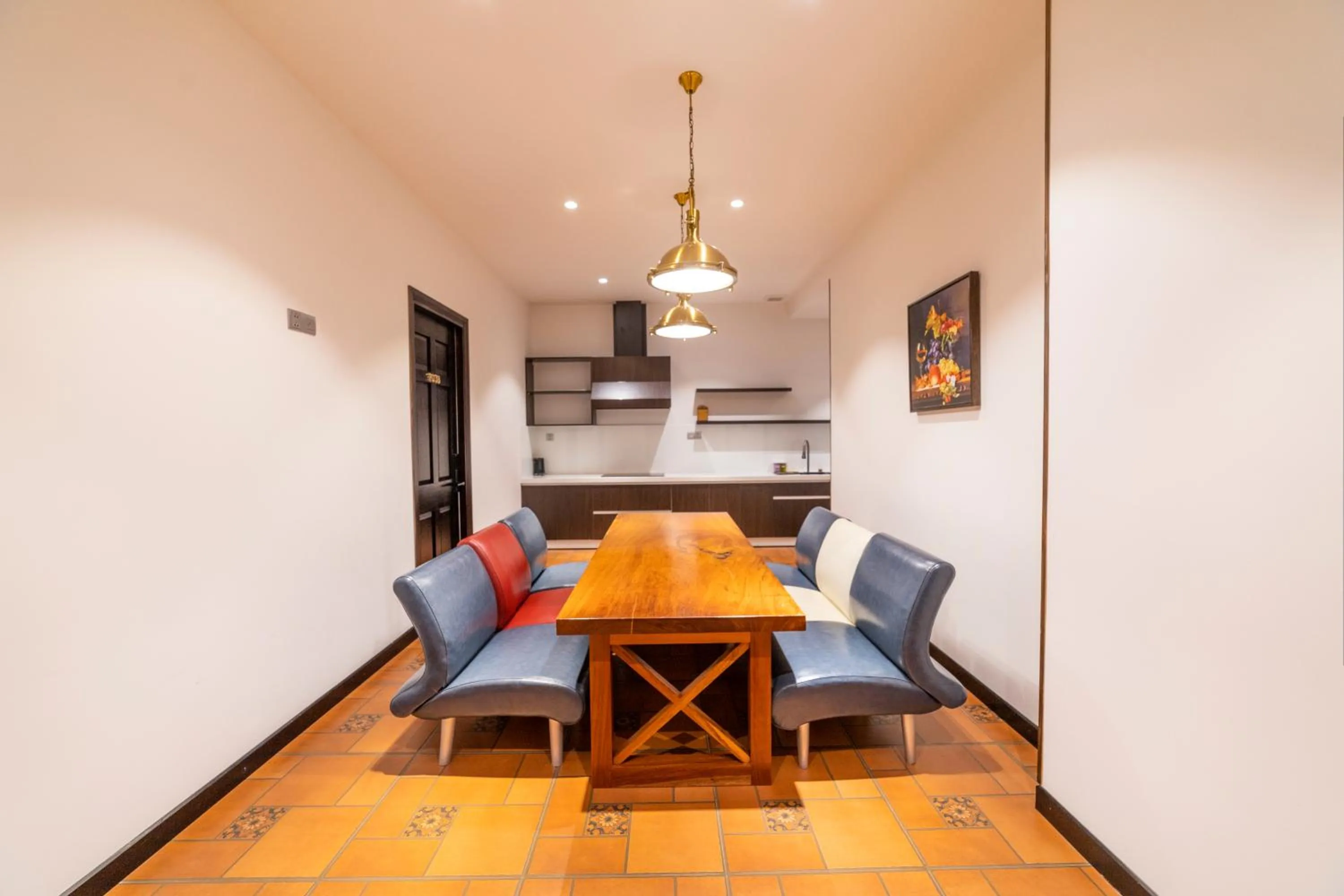 Kitchen or kitchenette in Brick House Dalat Hotel