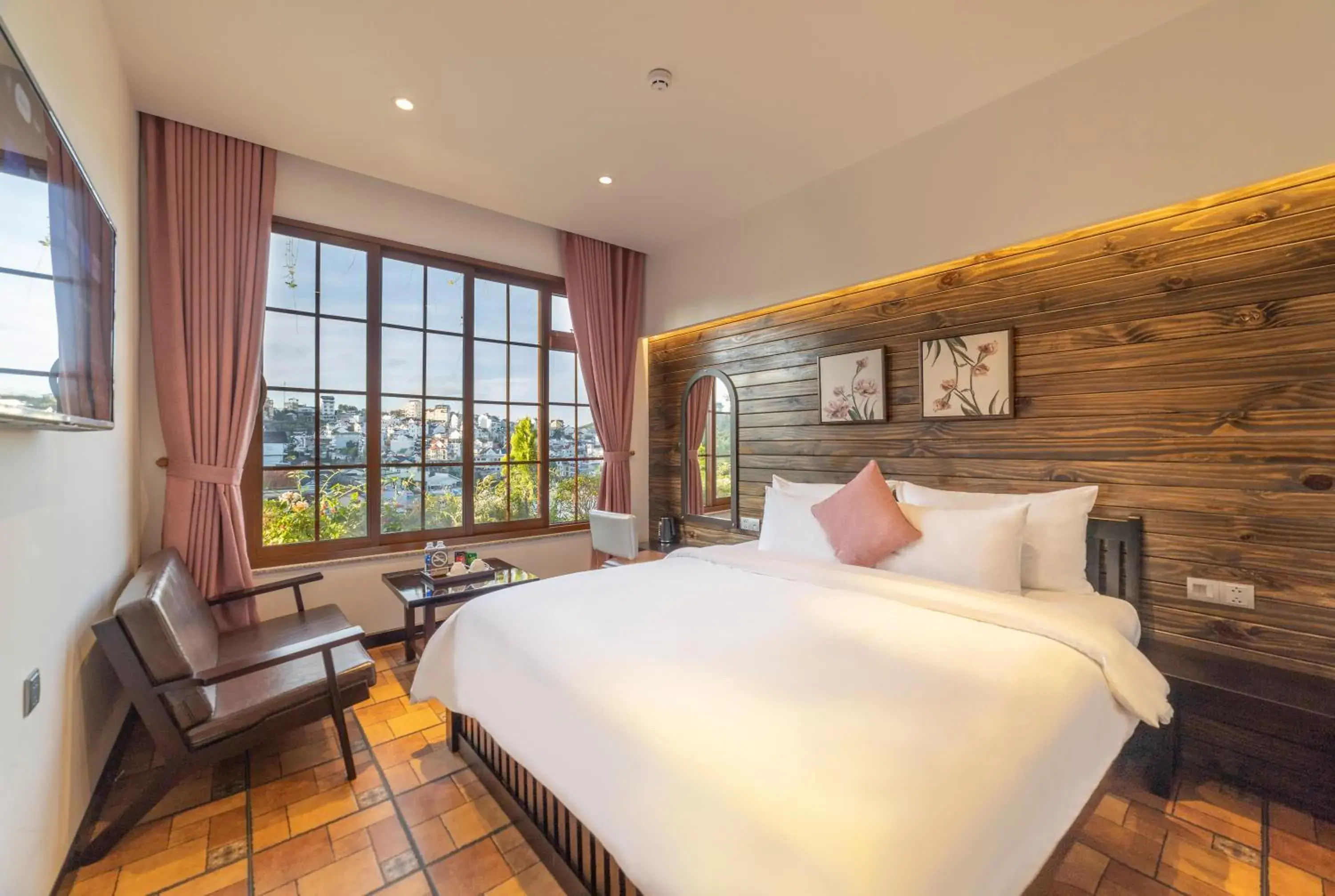 Bed in Brick House Dalat Hotel Bed in Brick House Dalat Hotel