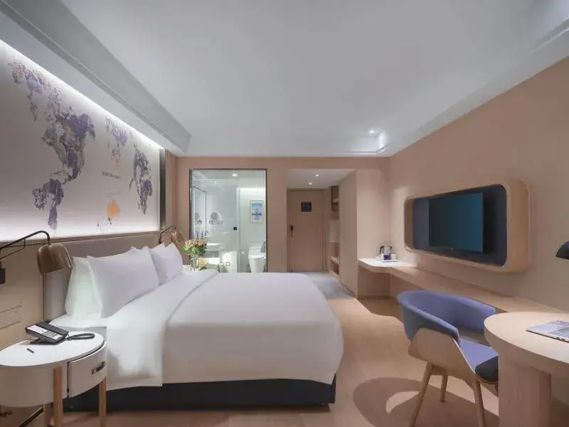 Bed in Kyriad Marvelous Hotel Suzhou Wujiang People Square Bed in Kyriad Marvelous Hotel Suzhou Wujiang People Square