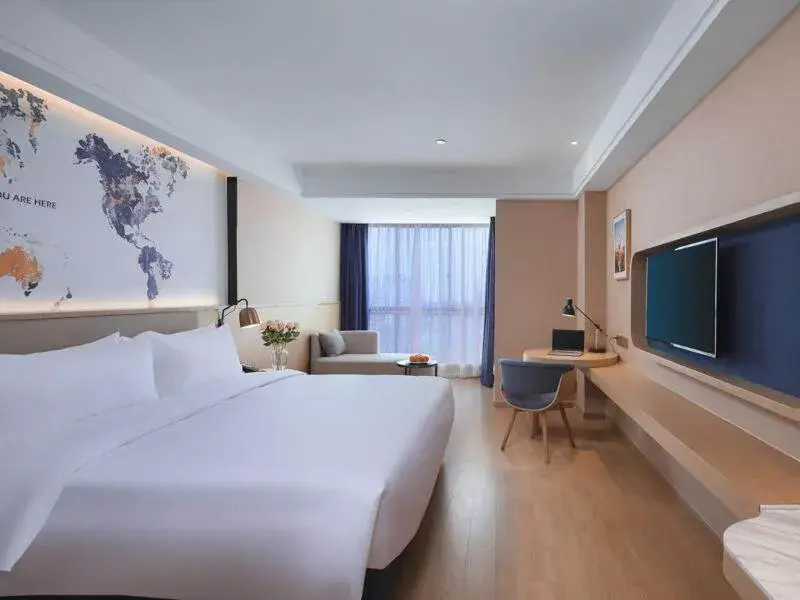 Bed in Kyriad Marvelous Hotel Suzhou Wujiang People Square Bed in Kyriad Marvelous Hotel Suzhou Wujiang People Square