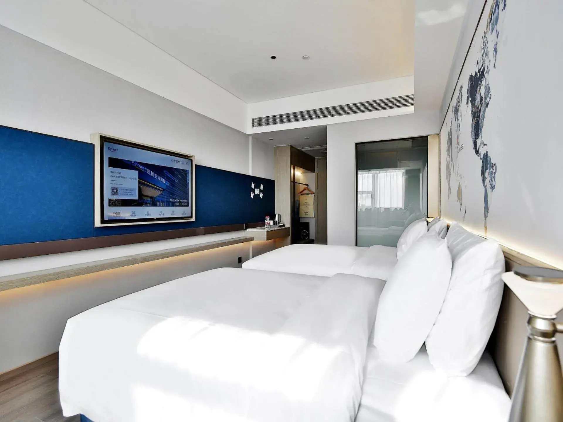 Bed in Kyriad Marvelous Hotel NanChang Xiang Lake Jinsha Avenue Bed in Kyriad Marvelous Hotel NanChang Xiang Lake Jinsha Avenue