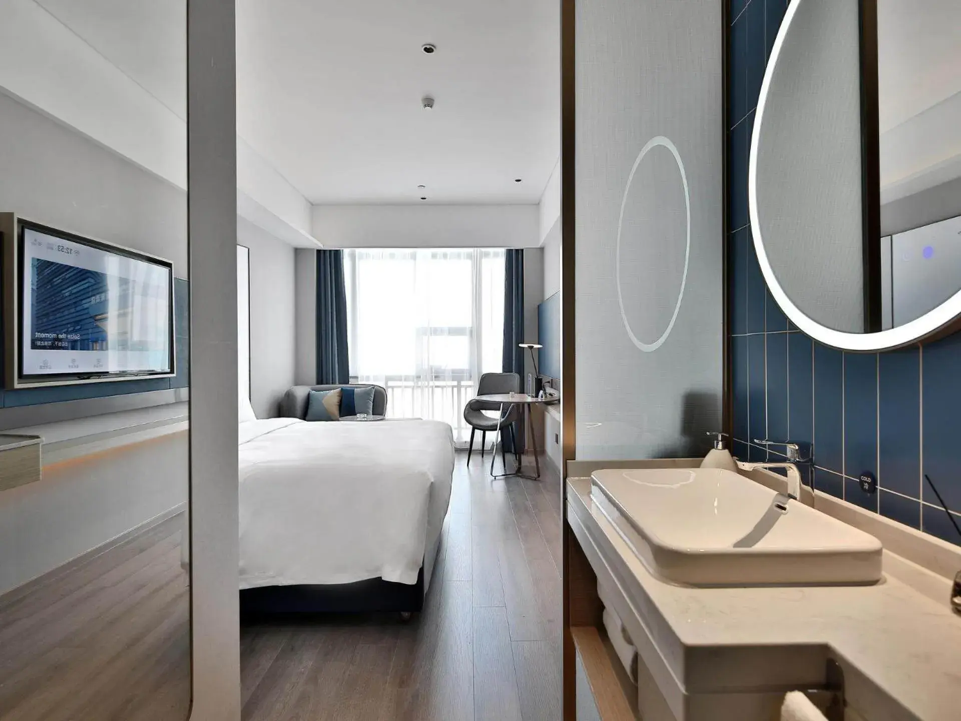 Bed in Kyriad Marvelous Hotel NanChang Xiang Lake Jinsha Avenue Bed in Kyriad Marvelous Hotel NanChang Xiang Lake Jinsha Avenue