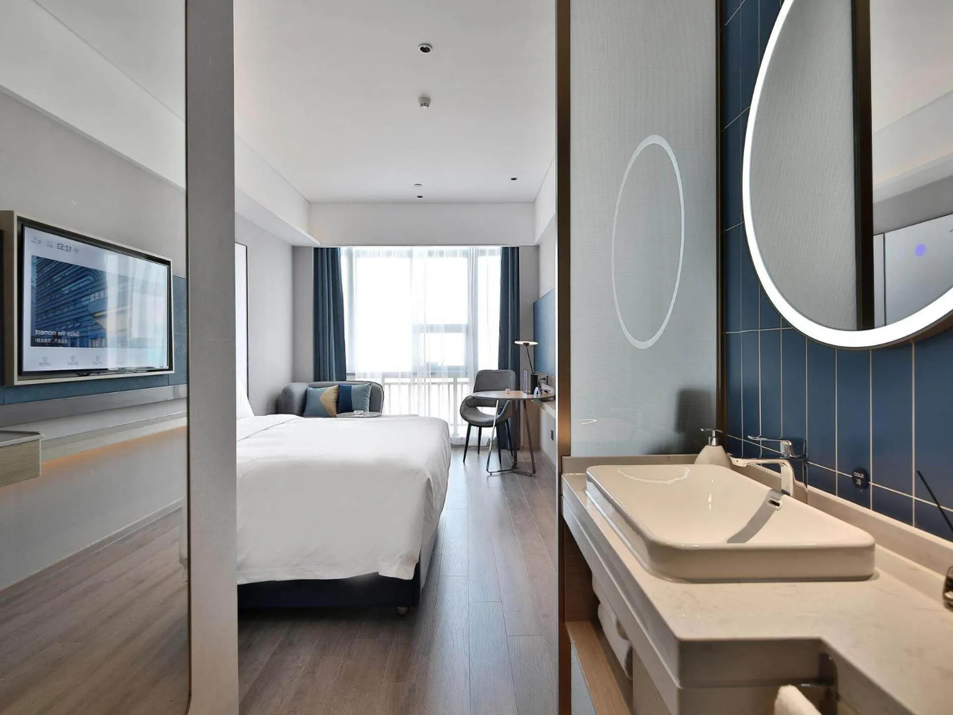 Bed in Kyriad Marvelous Hotel NanChang Xiang Lake Jinsha Avenue