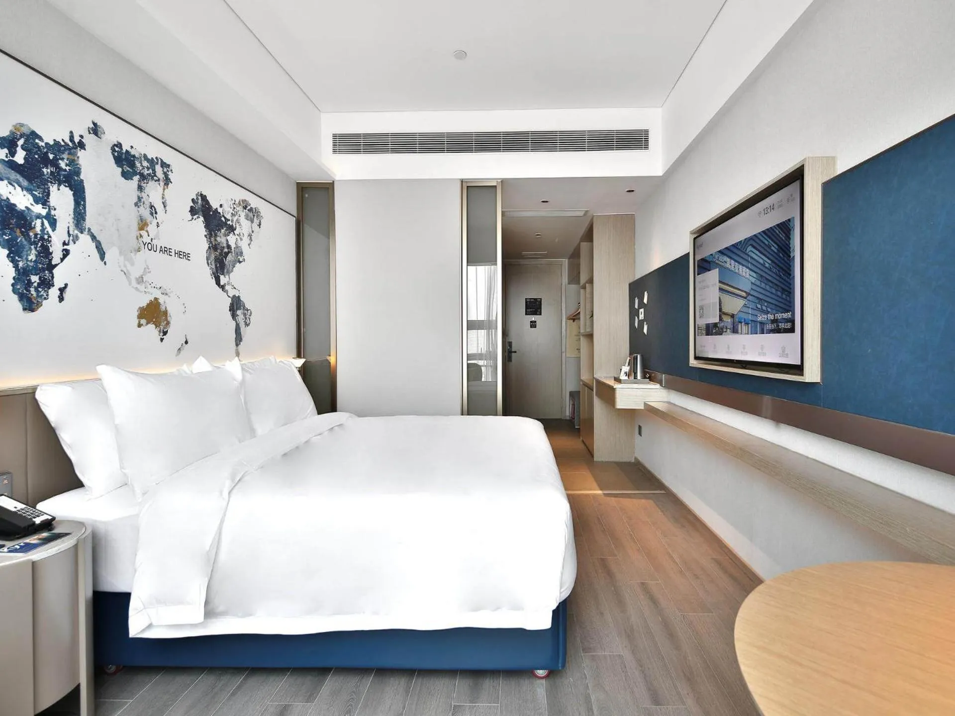 Bed in Kyriad Marvelous Hotel NanChang Xiang Lake Jinsha Avenue