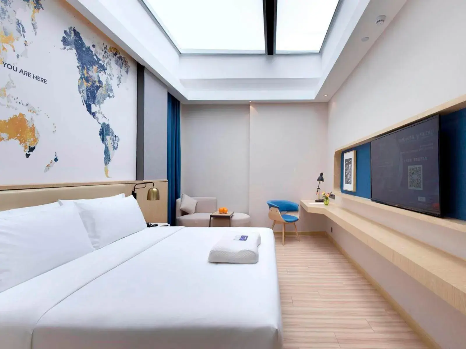 Bed in Kyriad Marvelous Hotel Guangzhou Baiyun International Airport Bed in Kyriad Marvelous Hotel Guangzhou Baiyun International Airport